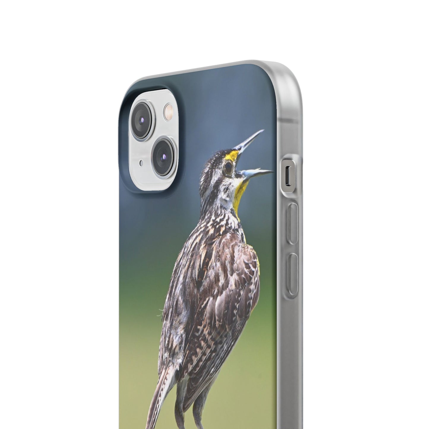 Singing Meadowlark Phone Case – Nature Bird Photo Flexi Case