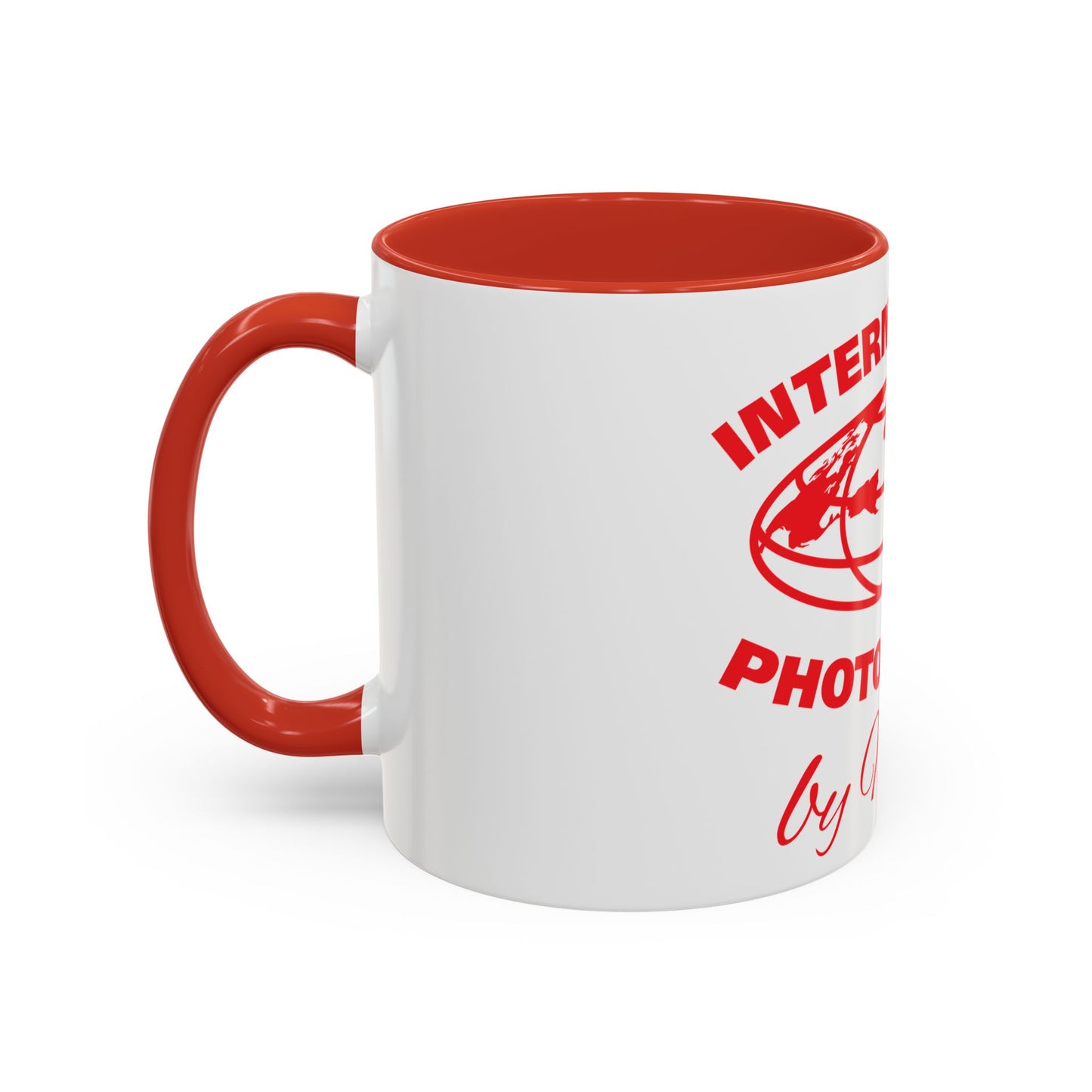 International Photography Accent Mug - Unique Coffee Mug, Gift for Photographers, Travel Mug, Artsy Gifts, Photography Lovers