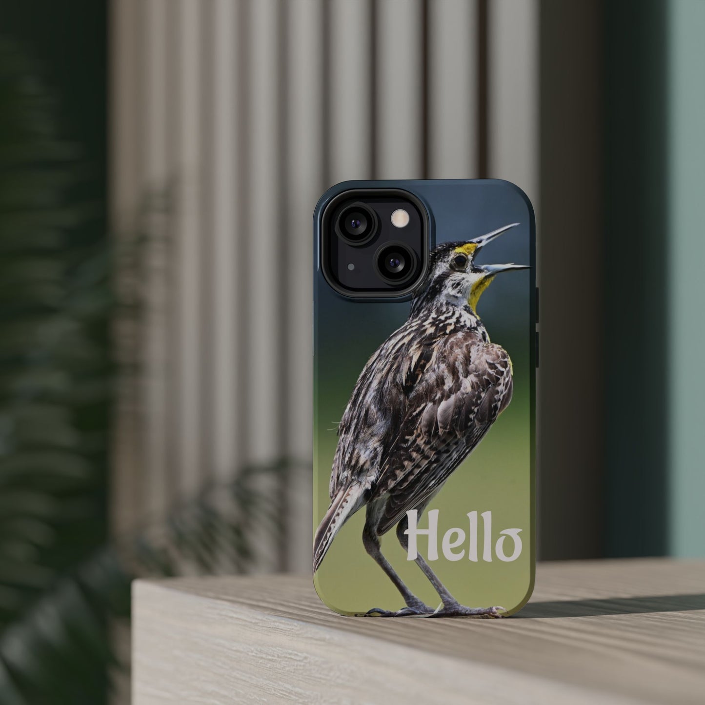 Bird-Themed Magnetic Tough Cases with 'Hello', Stylish Phone Protectors, Gifts for Nature Lovers, Birdwatching Accessories, Wildlife [...]