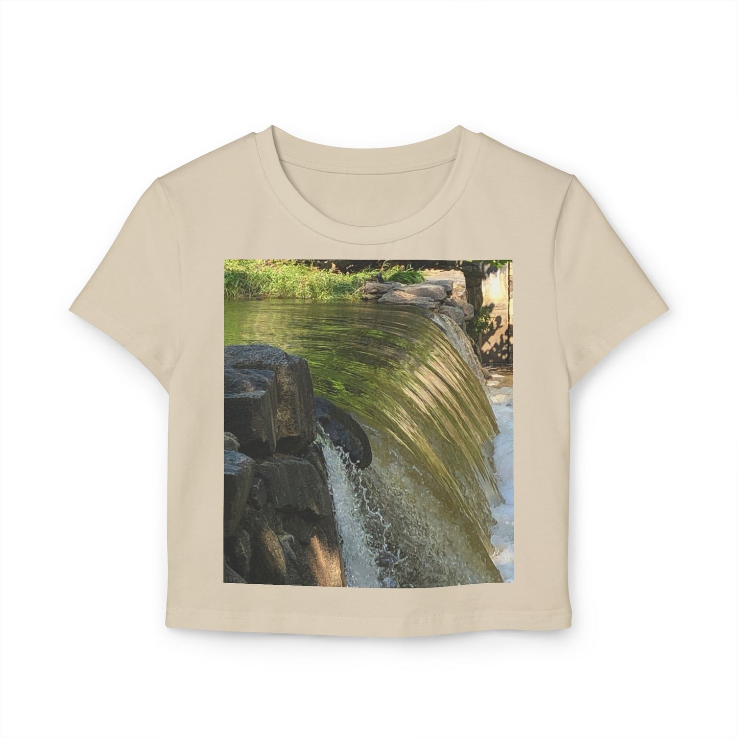 Tranquil Nature Women's Baby Tee | Perfect for Relaxing Days, Eco-Friendly Fashion, Nature Lovers Gift, Casual Wear, Spring/Summer Style