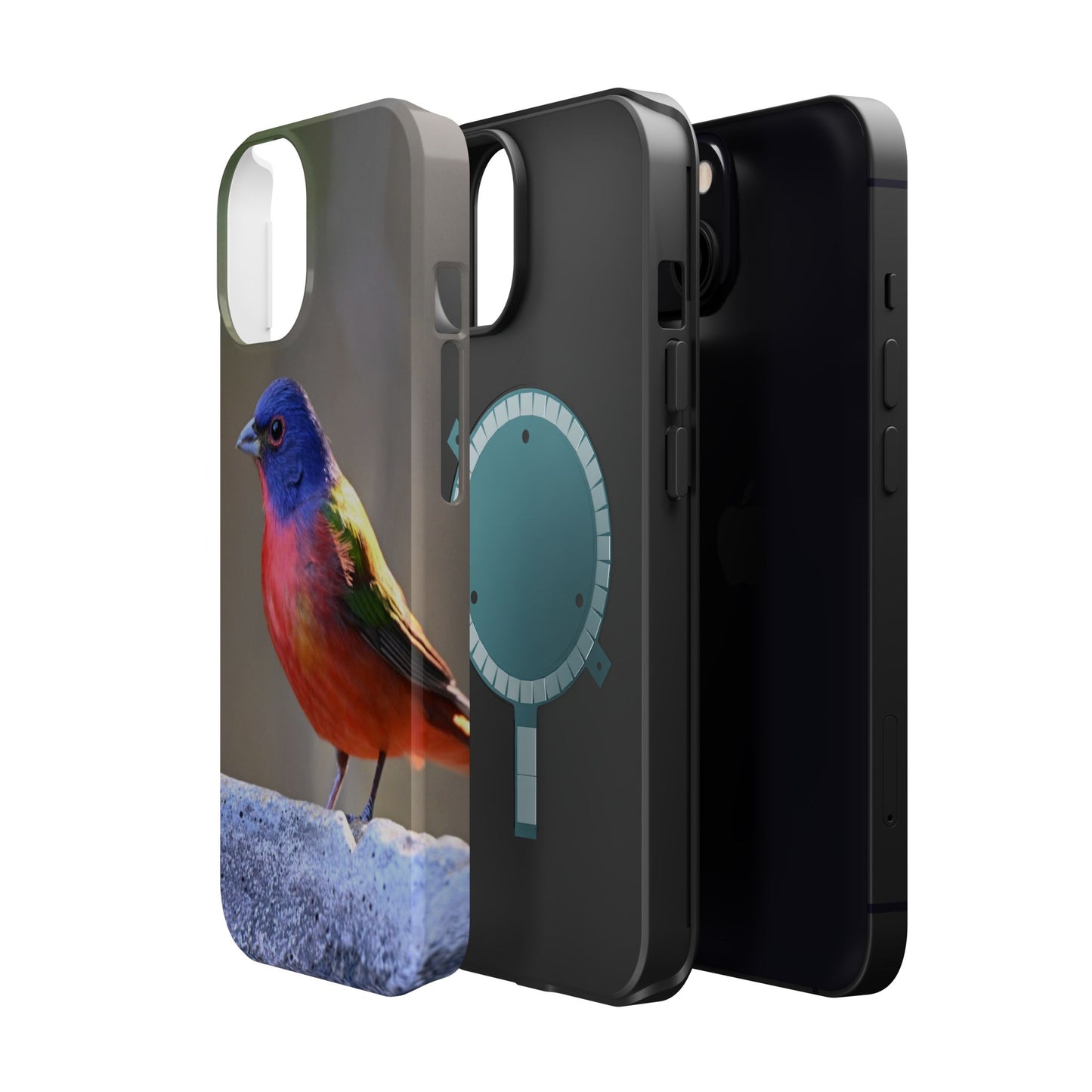 Colorful Bird Phone Case, Magnetic Tough Cases, Nature Lover Gift, Wildlife Phone Cover, Eco-Friendly Tech Accessories