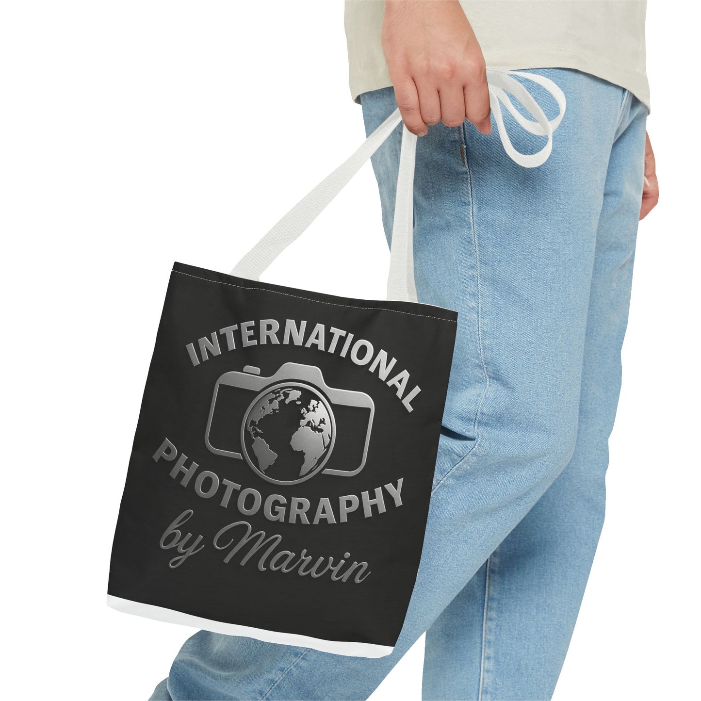 International Photography Tote Bag, Unique Shopper, Eco-Friendly Gift, Stylish Camera Lover Bag, Photography Enthusiast Accessory