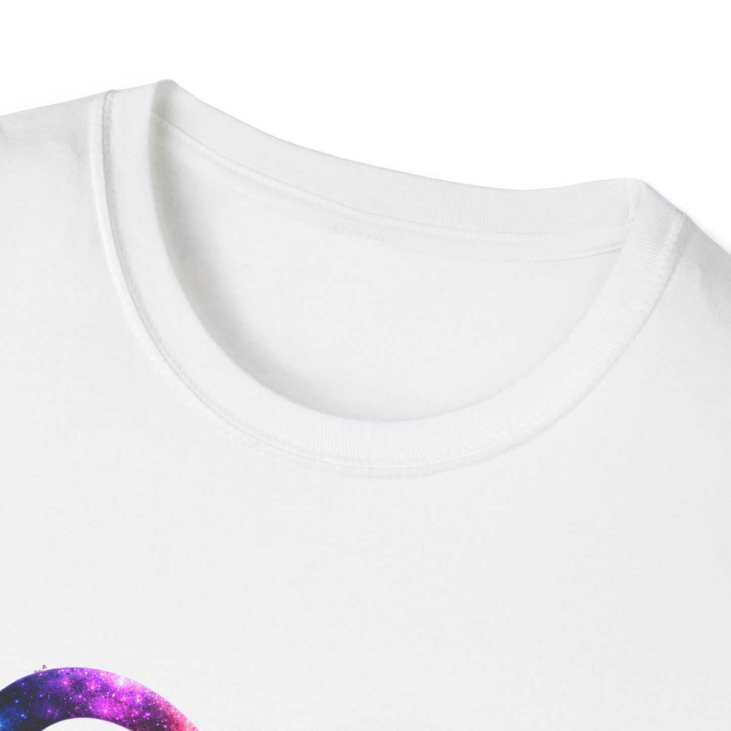 Autism Infinity Symbol T-Shirt — Colorful Galaxy Neurodiversity Tee