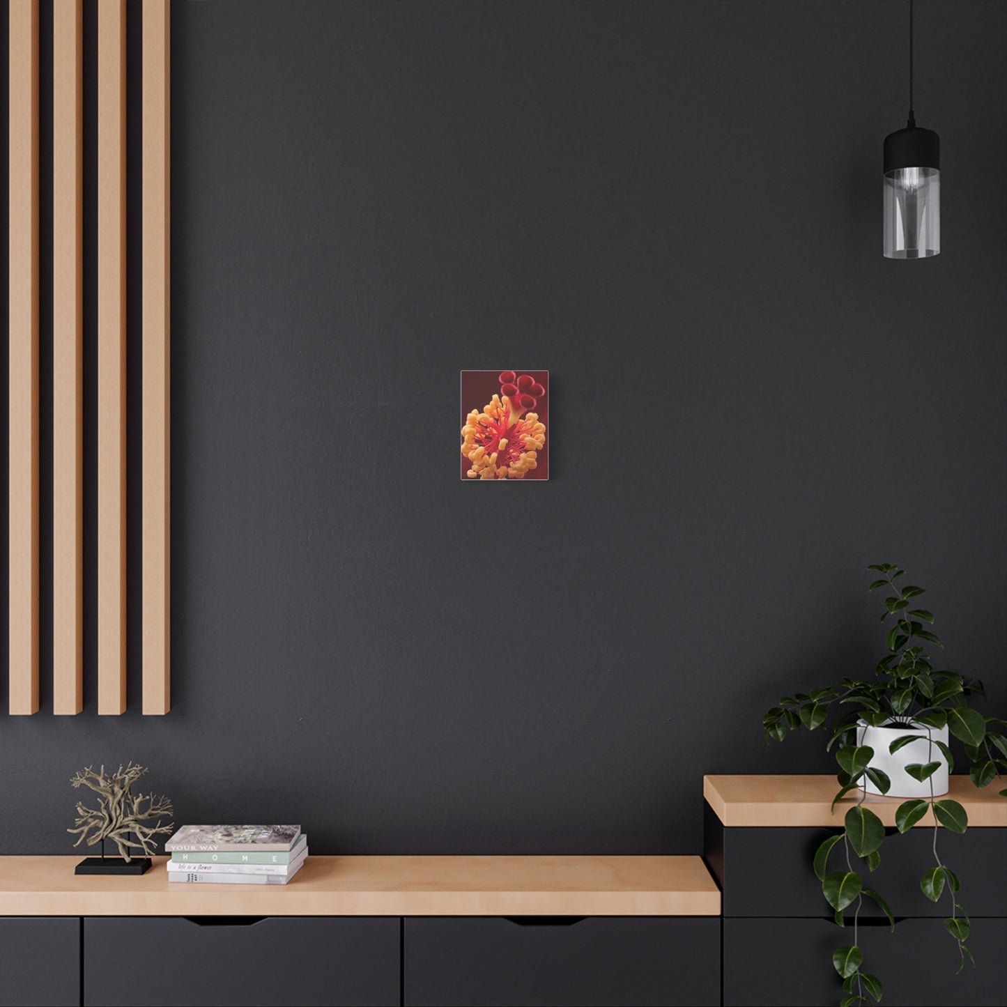 Floral Canvas Art Print, Stretched Wall Decor, Home Decor, Botanical Artwork, Modern Wall Art, Gift for Flower Lovers
