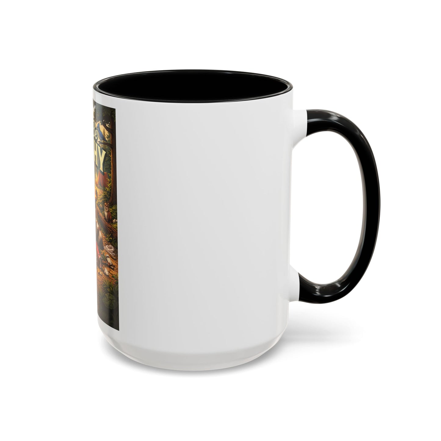 Don't Be Trashy Raccoon Coffee Mug (Accent, 11/15oz)