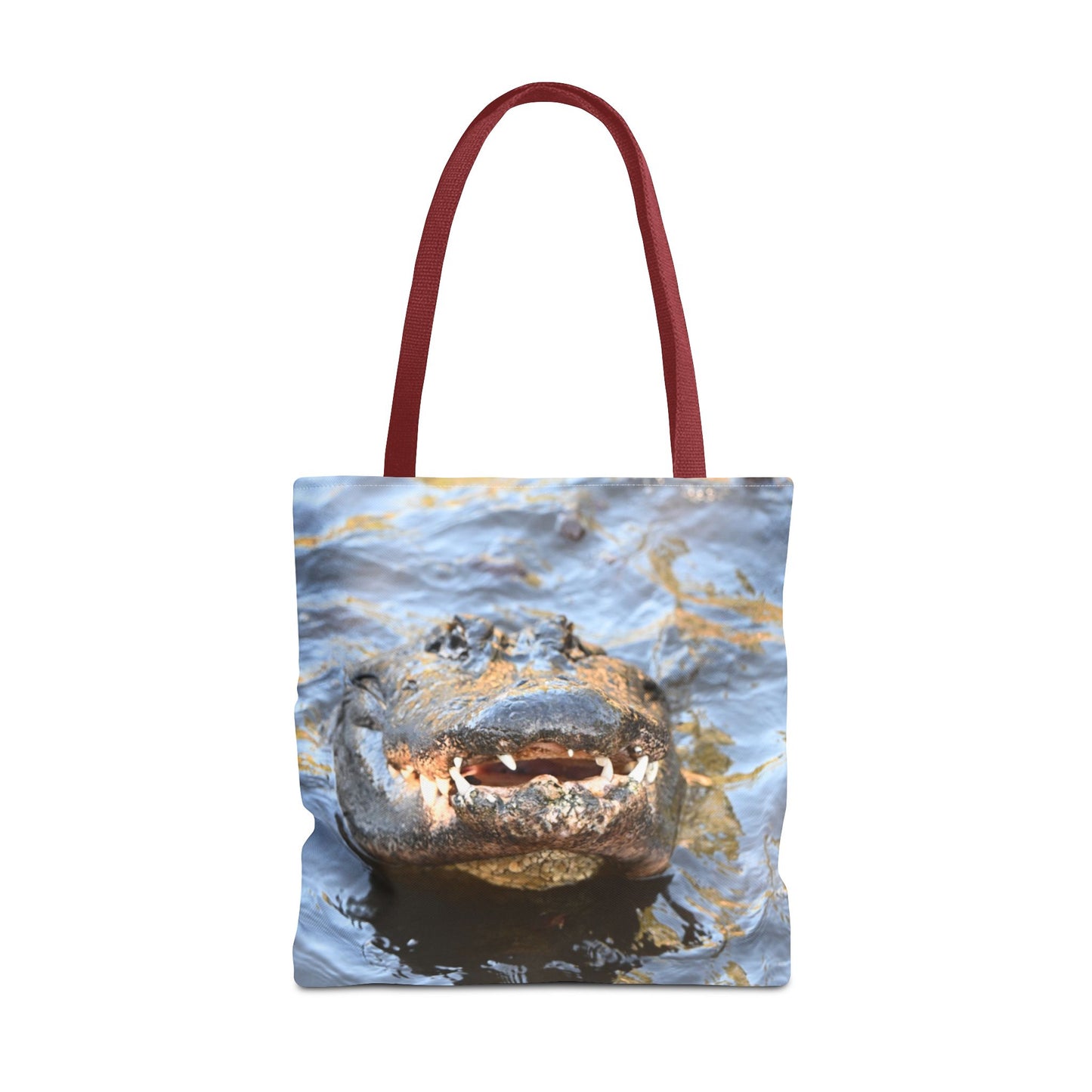 Alligator Print Tote Bag, Eco-Friendly Shopping Bag, Wildlife Lover Gift, Summer Essential, Beach Tote, Animal Lover Accessories