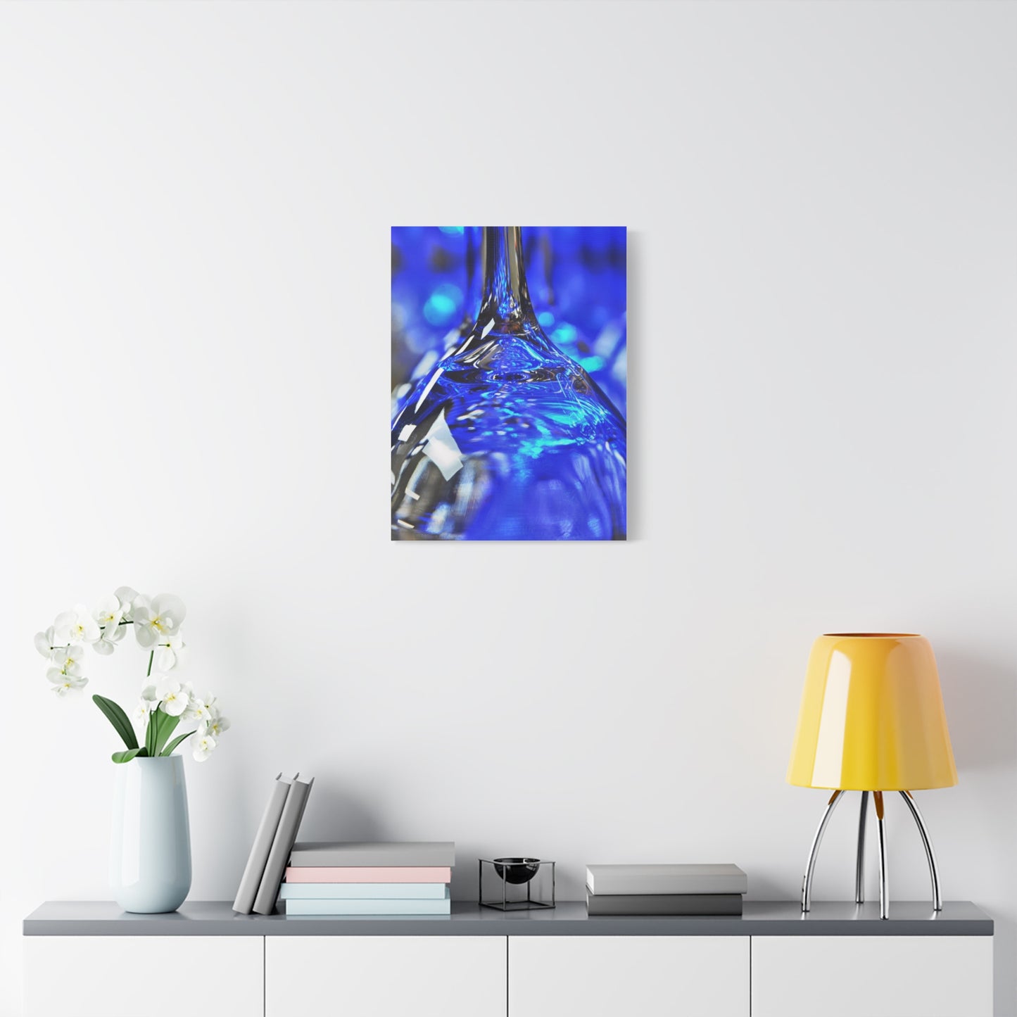 Blue Reflection Canvas Art Print