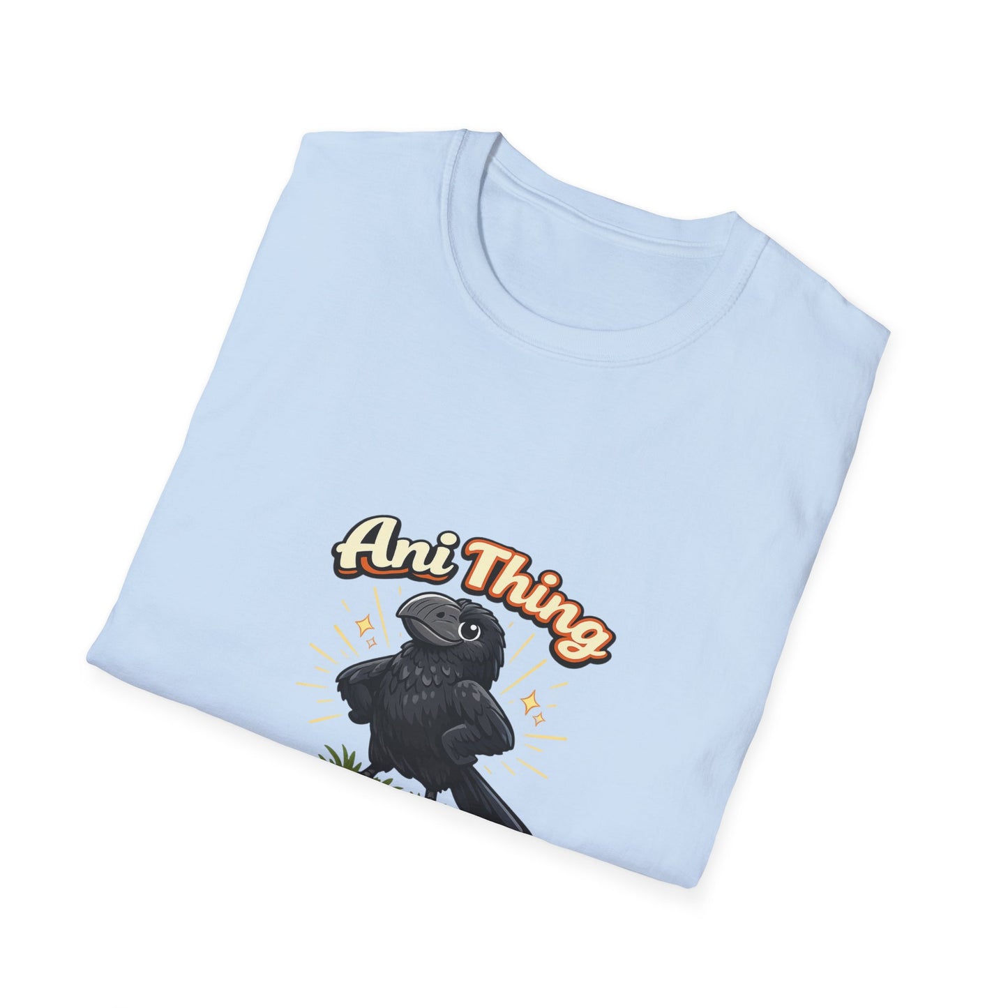 Crow Enthusiasm T-Shirt — "Any Thing Is Possible" Retro Graphic