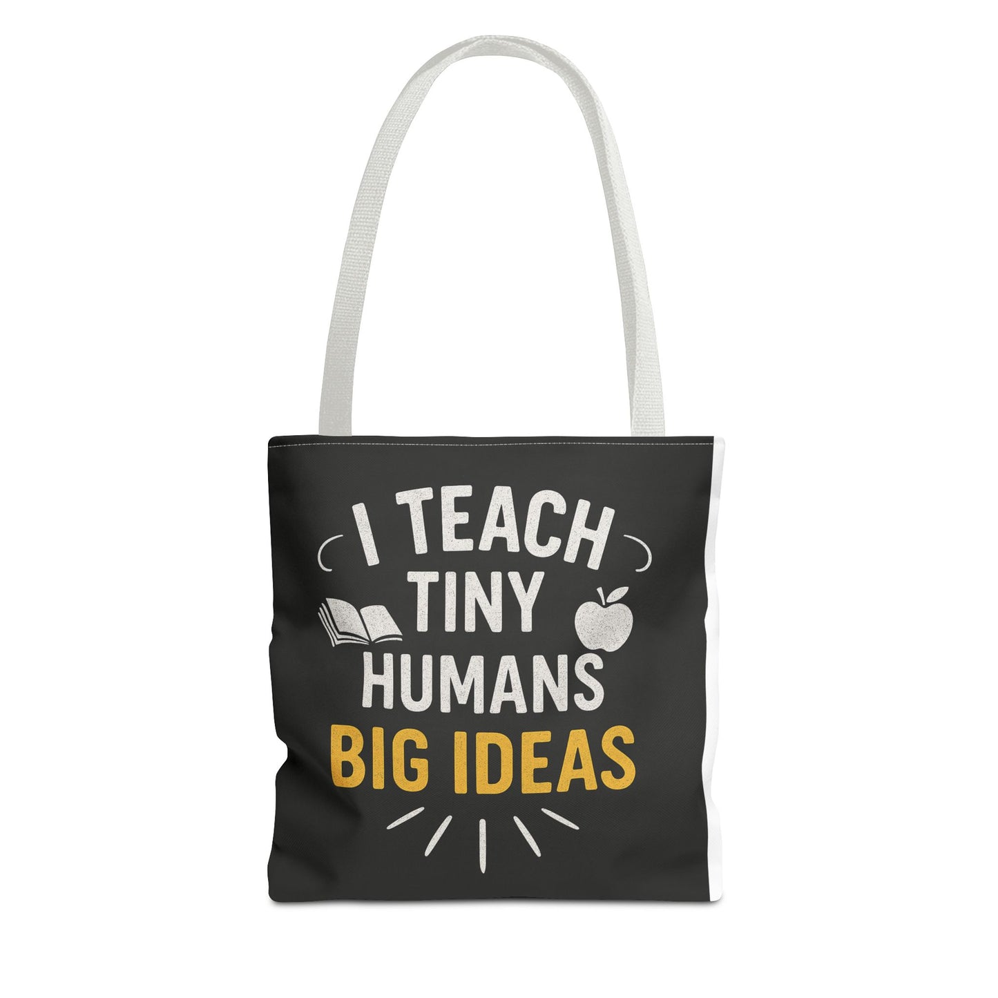 Inspirational Teacher Tote Bag - I Teach Tiny Humans Big Ideas, Perfect for Educators, Back to School, Classroom Essentials, Gifts for [...]