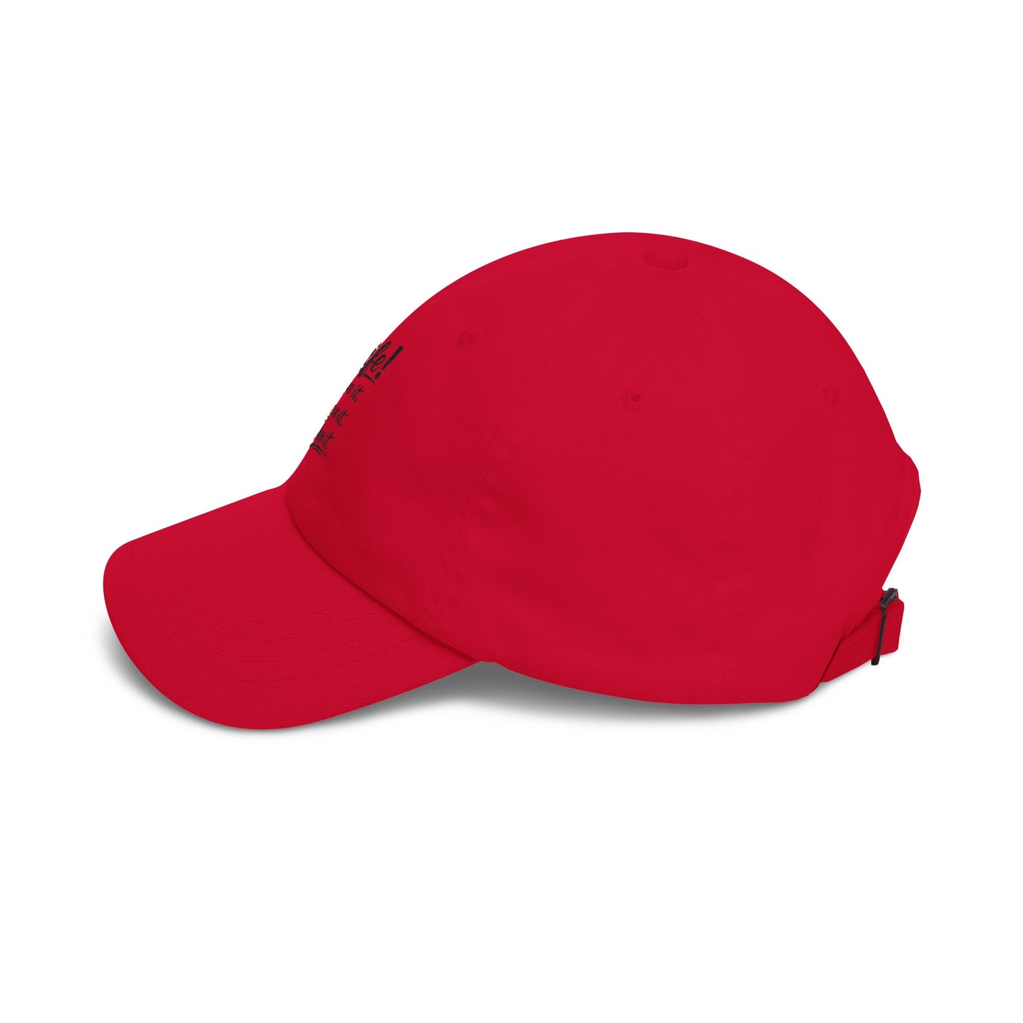Dad Cap — “Life! Live it. Love it. Own it.” Minimal Embroidered Baseball Hat