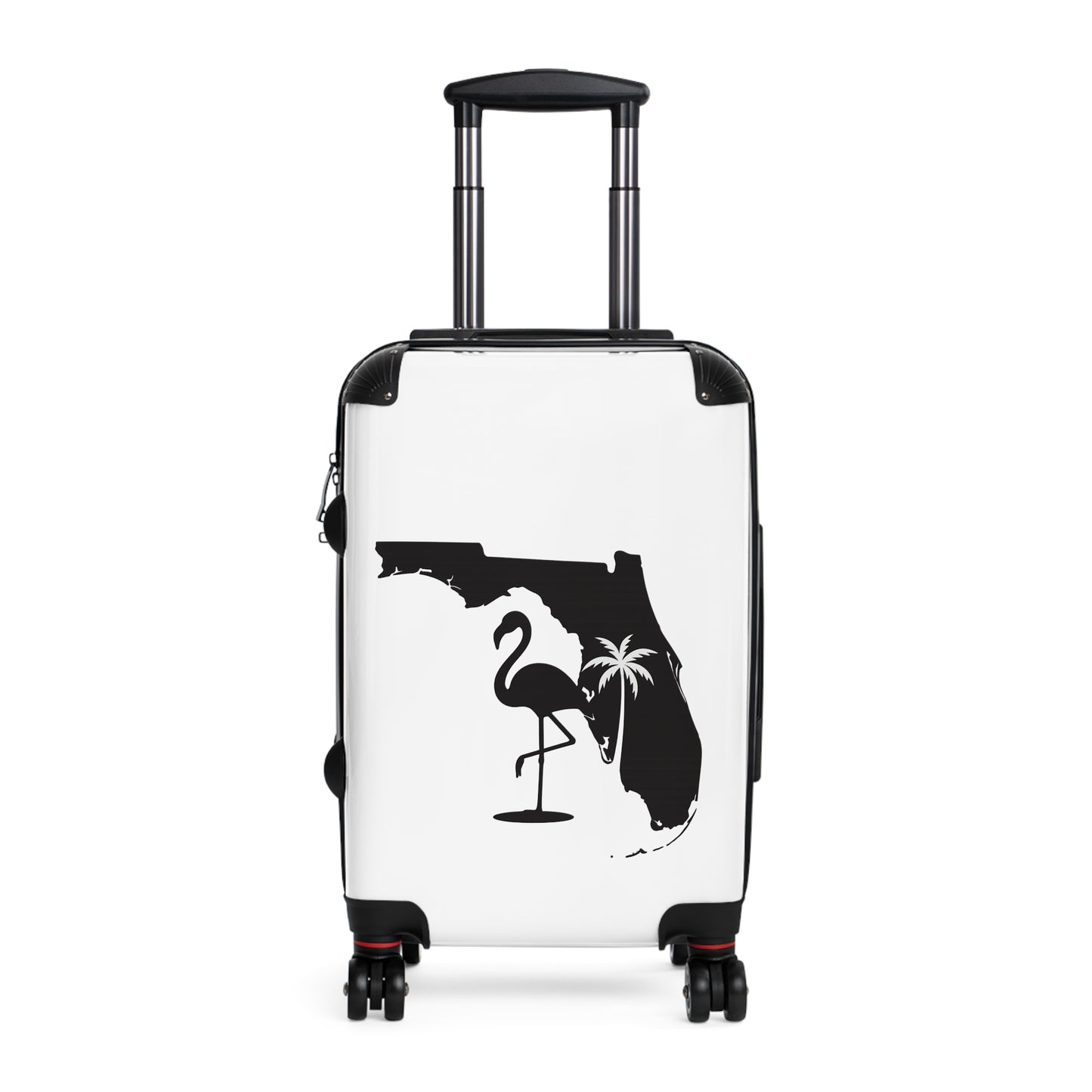 Tropical Florida Suitcase, Travel Bag, Personalized Luggage, Vacation Accessory, Summer Travel Gear