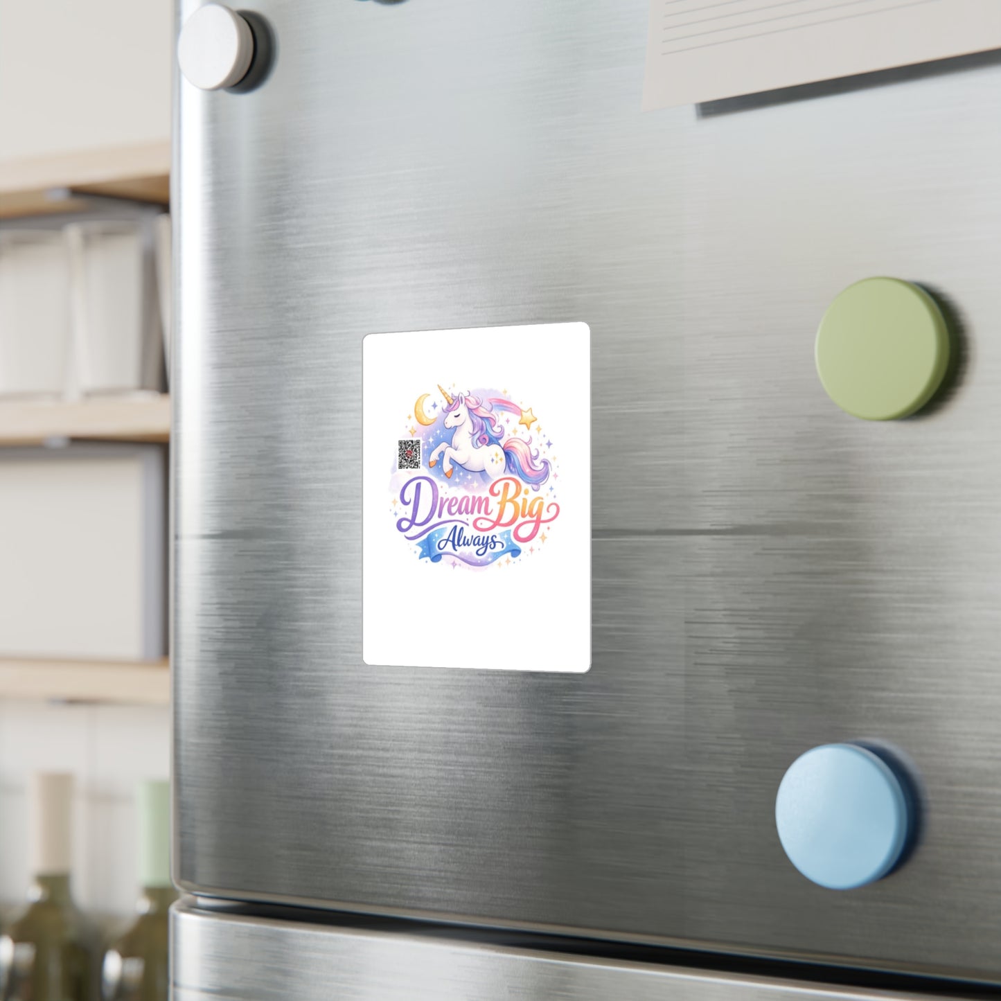 Dream Big Always Unicorn Sticker — Kiss-Cut Vinyl Decal