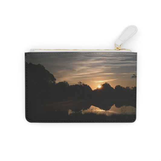 Sunset Reflection Mini Clutch Bag | Travel Accessory, Evening Out, Gift for Her, Nature Lover's Purse, Eco-Friendly Fashion