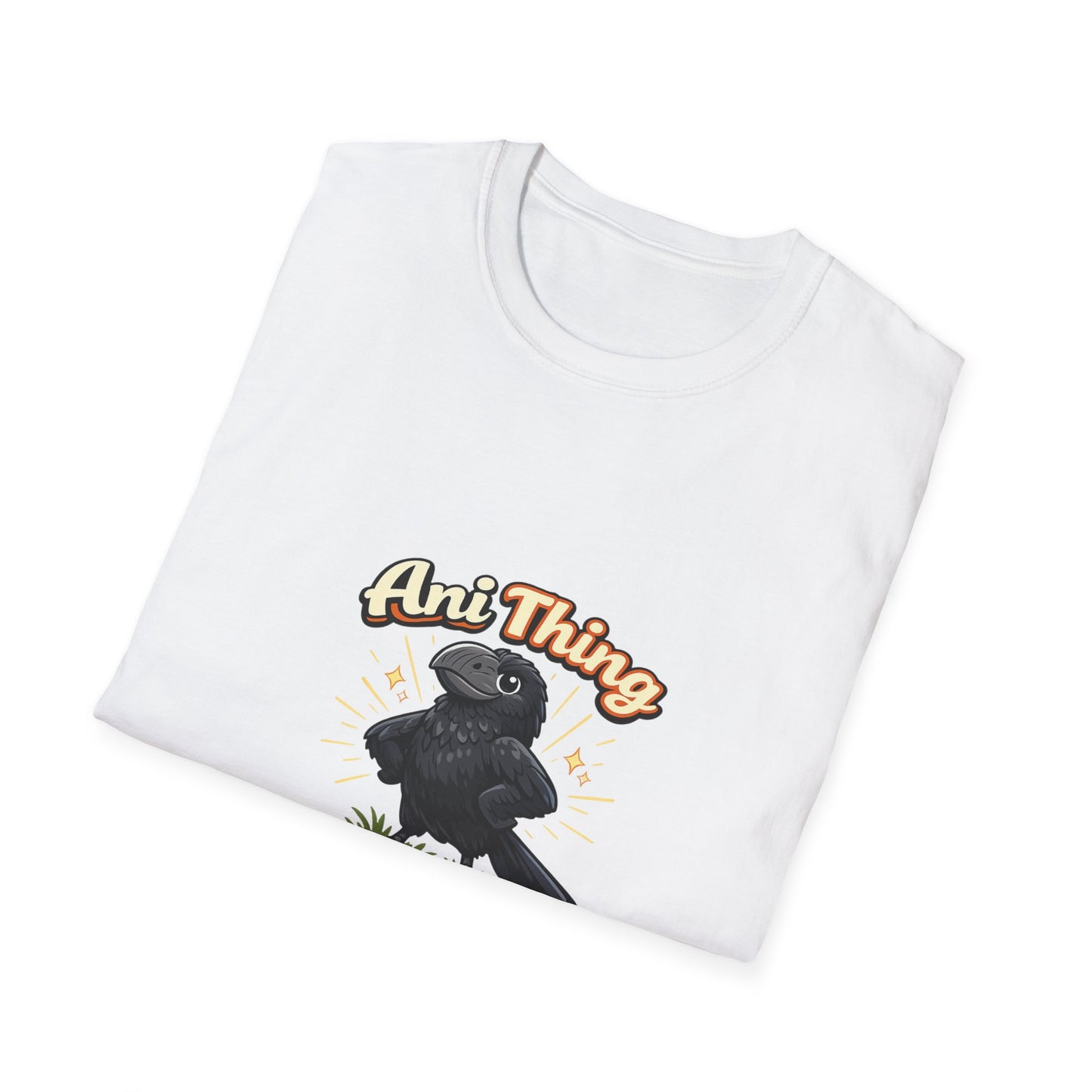 Crow Enthusiasm T-Shirt — "Any Thing Is Possible" Retro Graphic