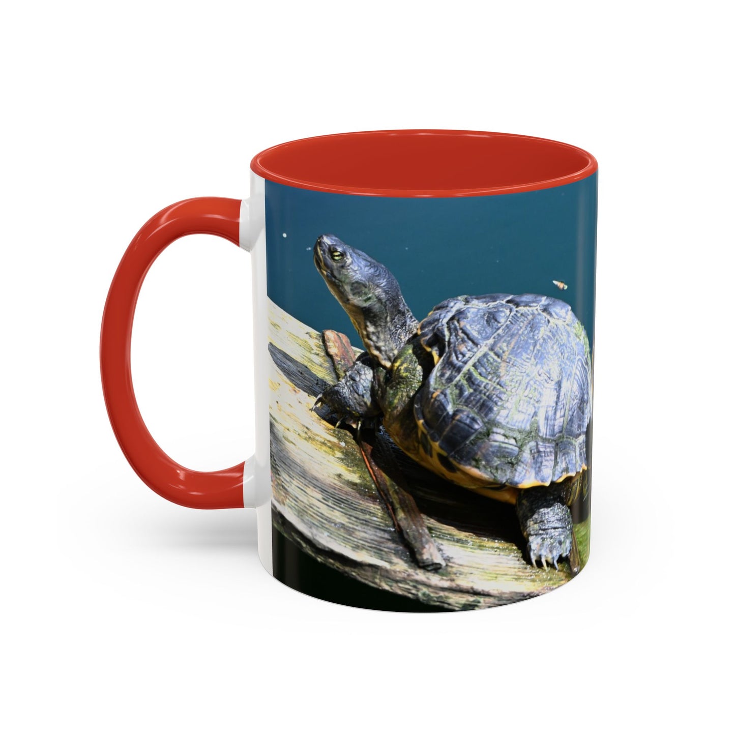 Friends Forever Turtle Accent Coffee Mug — 11/15oz Gift for Animal Lovers
