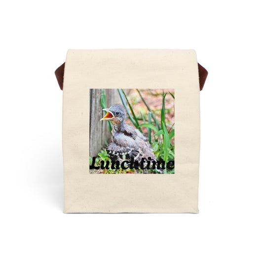 Canvas Lunch Bag With Strap