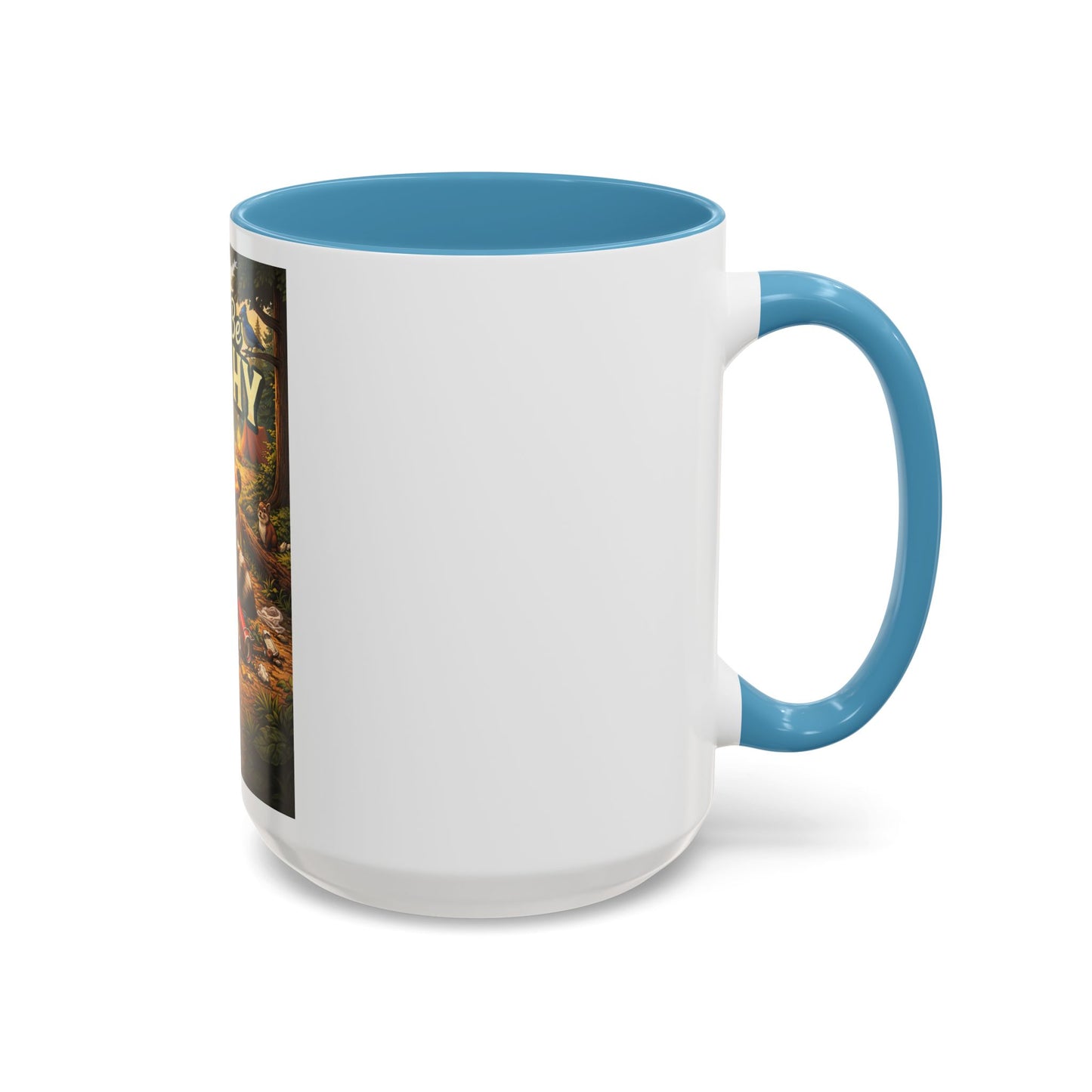 Don't Be Trashy Raccoon Coffee Mug (Accent, 11/15oz)
