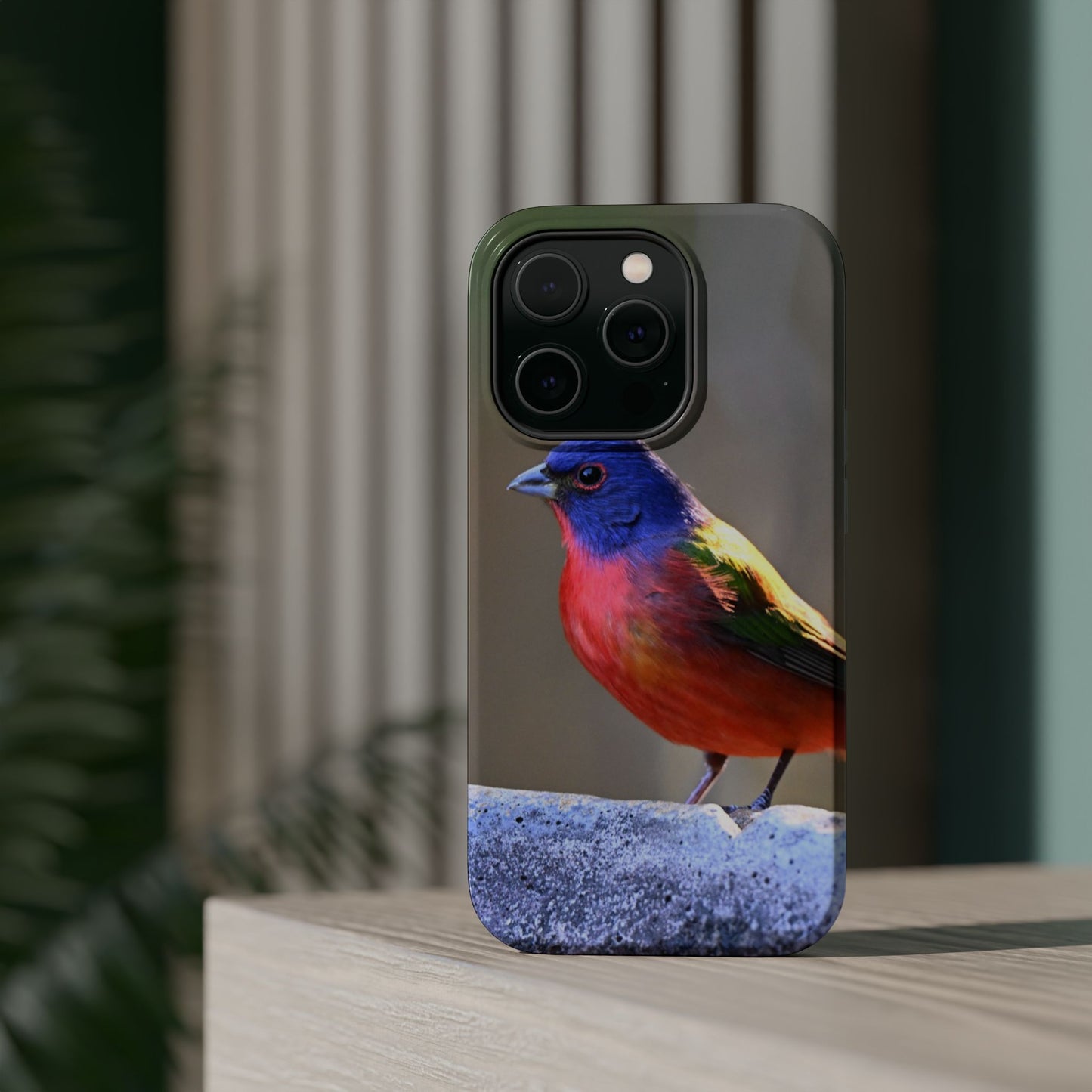 Colorful Bird Phone Case, Magnetic Tough Cases, Nature Lover Gift, Wildlife Phone Cover, Eco-Friendly Tech Accessories
