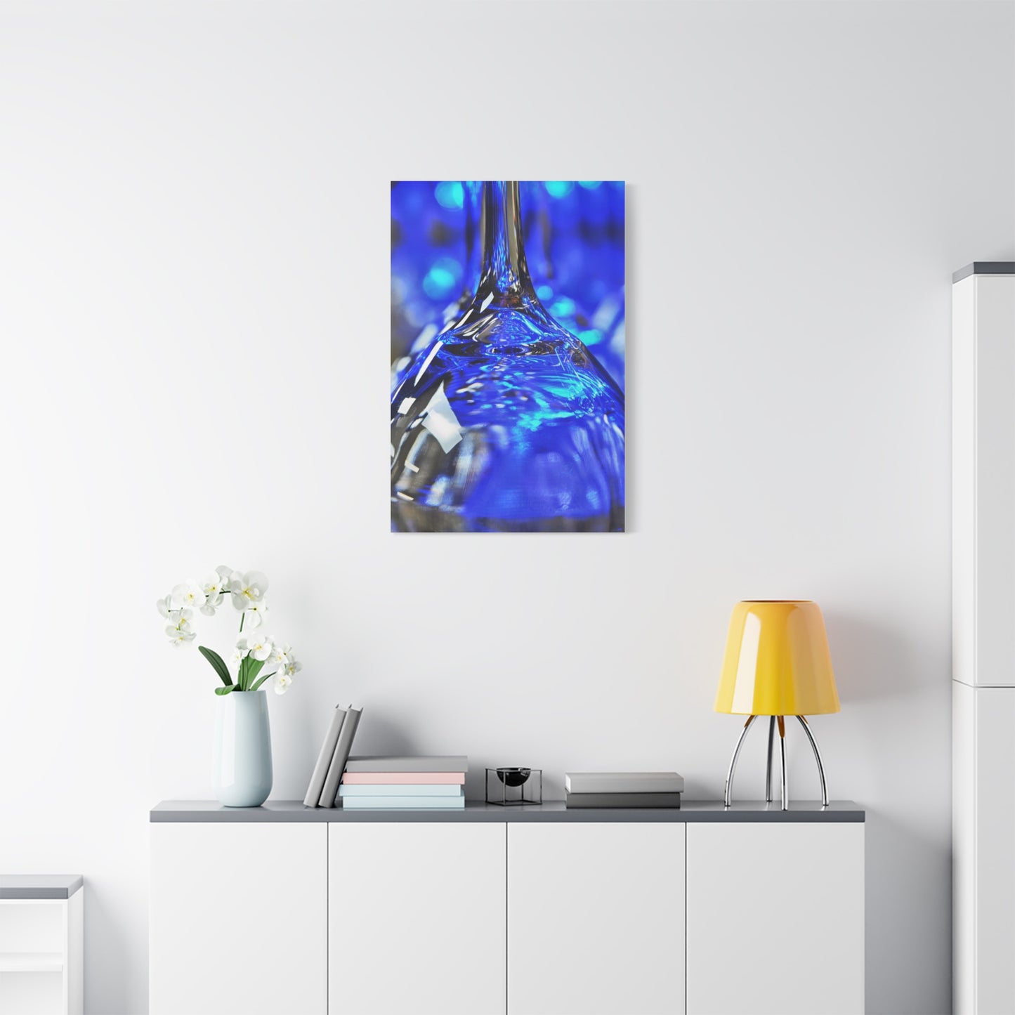Blue Reflection Canvas Art Print