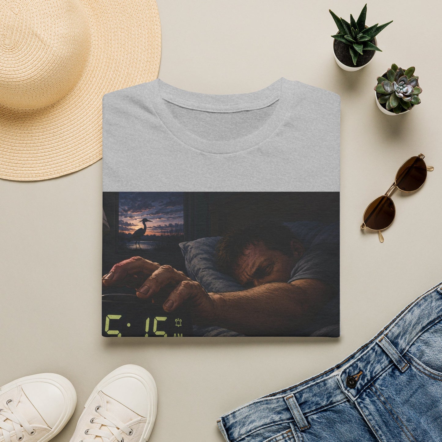 T-Shirt — "The Worst Part of Birding" Funny Early-Morning Birdwatcher Tee