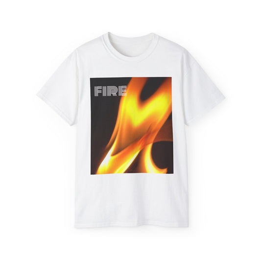 Fiery Vibes Unisex Ultra Cotton Tee, Graphic Tee, Streetwear, Casual Wear, Gift for Her, Gift for Him
