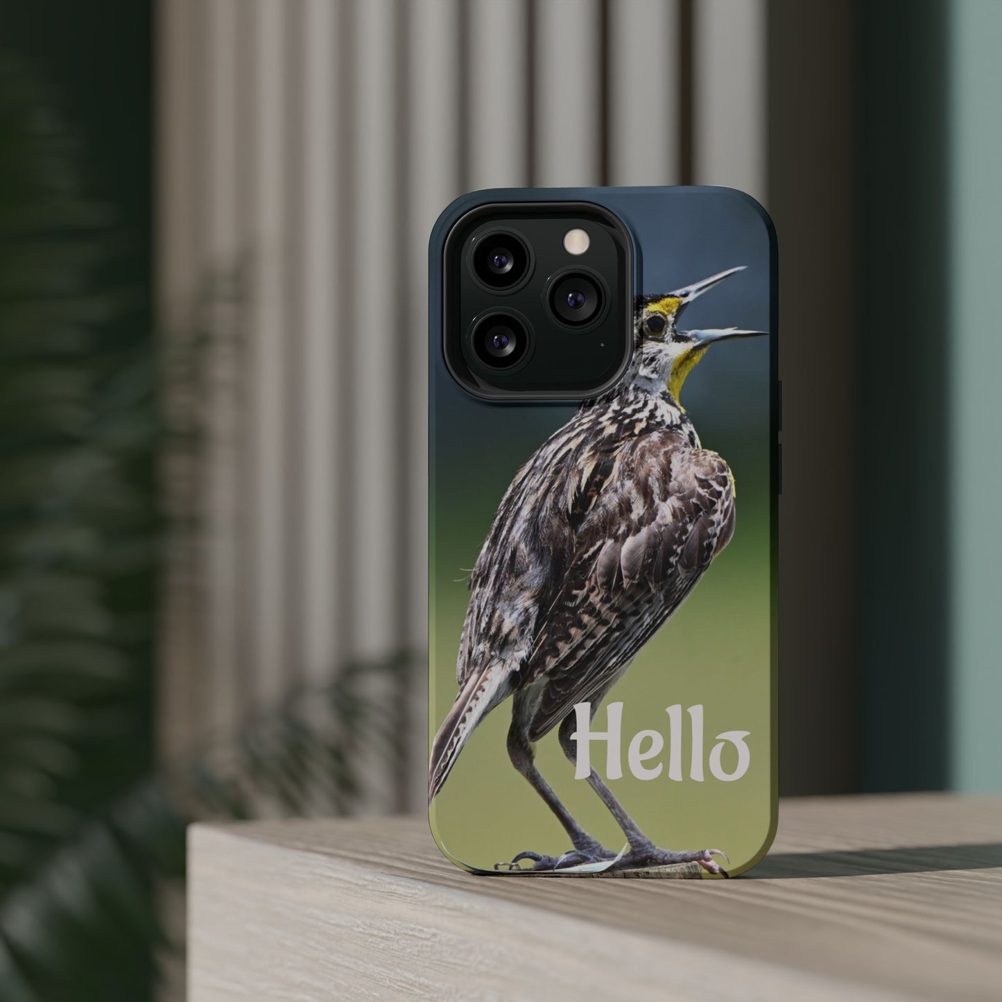 Bird-Themed Magnetic Tough Cases with 'Hello', Stylish Phone Protectors, Gifts for Nature Lovers, Birdwatching Accessories, Wildlife [...]