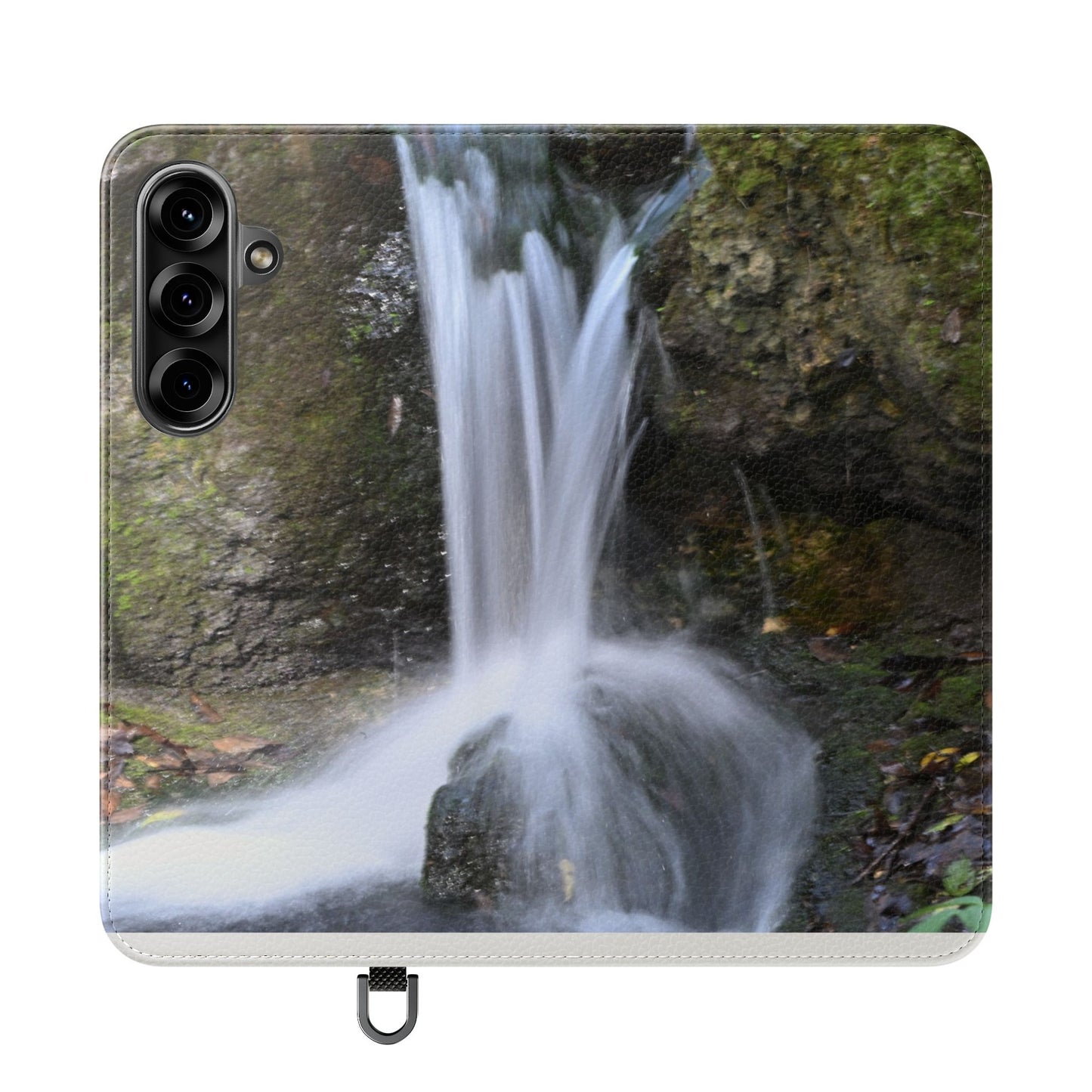 Scenic Waterfall Flip Case, Nature Phone Wallet, Eco-Friendly Phone Accessory, Gift for Nature Lovers, Travel Must-Have