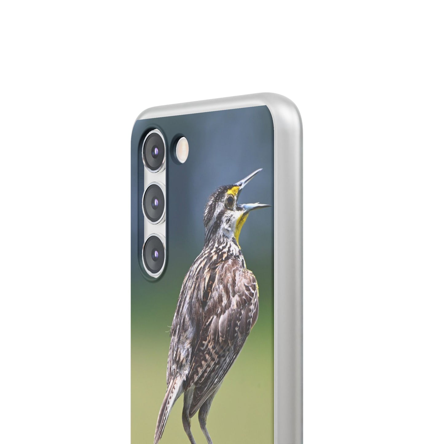 Singing Meadowlark Phone Case – Nature Bird Photo Flexi Case