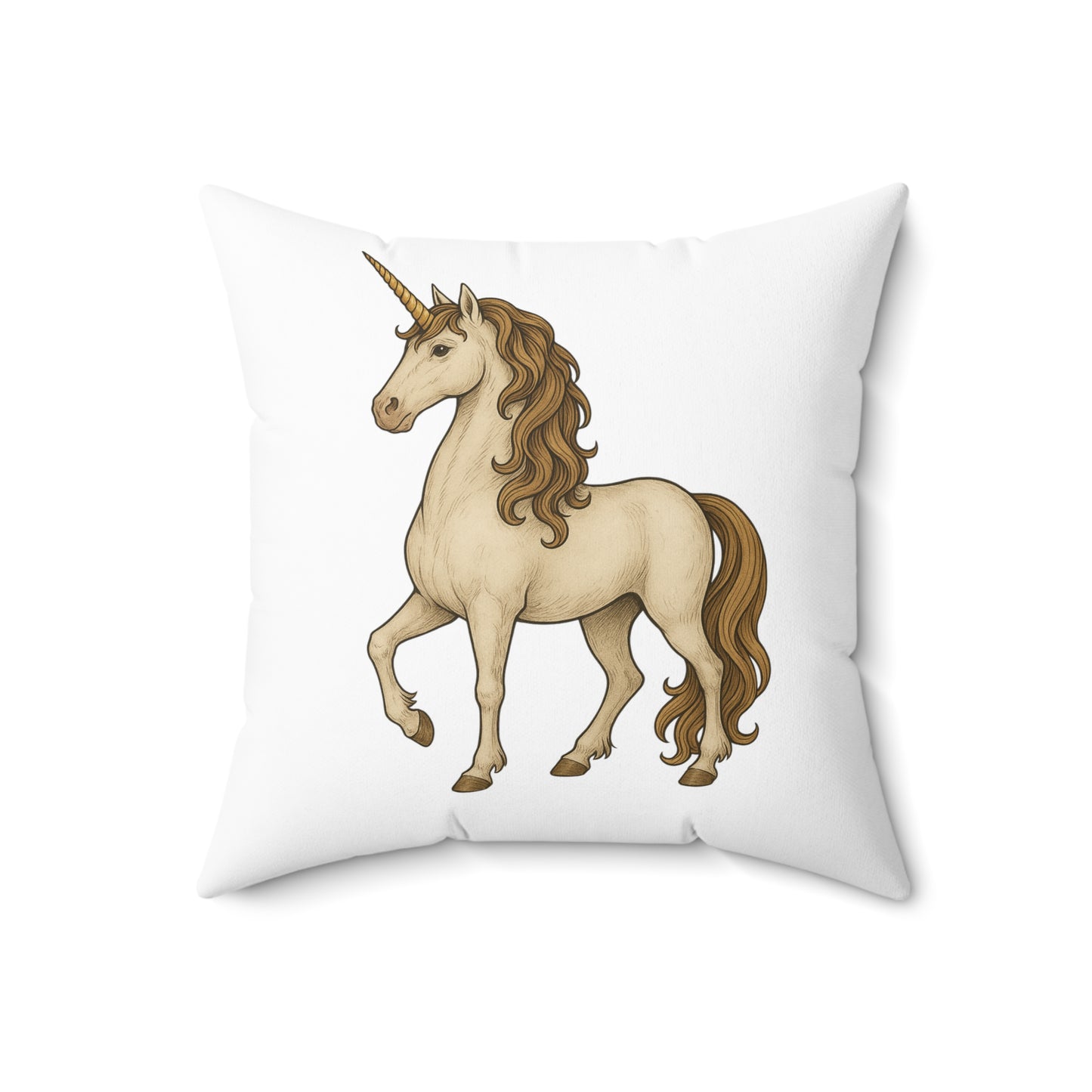 Unicorn Decorative Pillow, Fantasy Home Decor, Kids Room Accent, Magical Gift, Unicorn Lover Cushion, Cozy Sitting Pillow