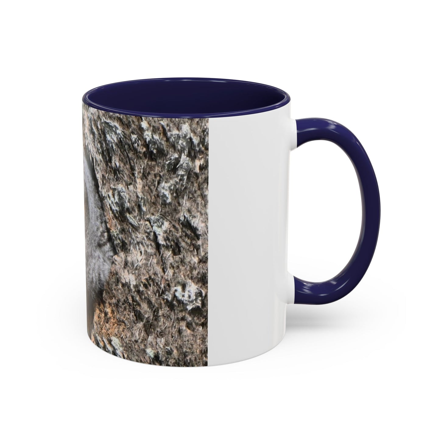 Accent Coffee Mug with Owl Design, Perfect Gift for Coffee Lovers, Home Office Decor, Nature Enthusiast Gift, Animal Lover Mug