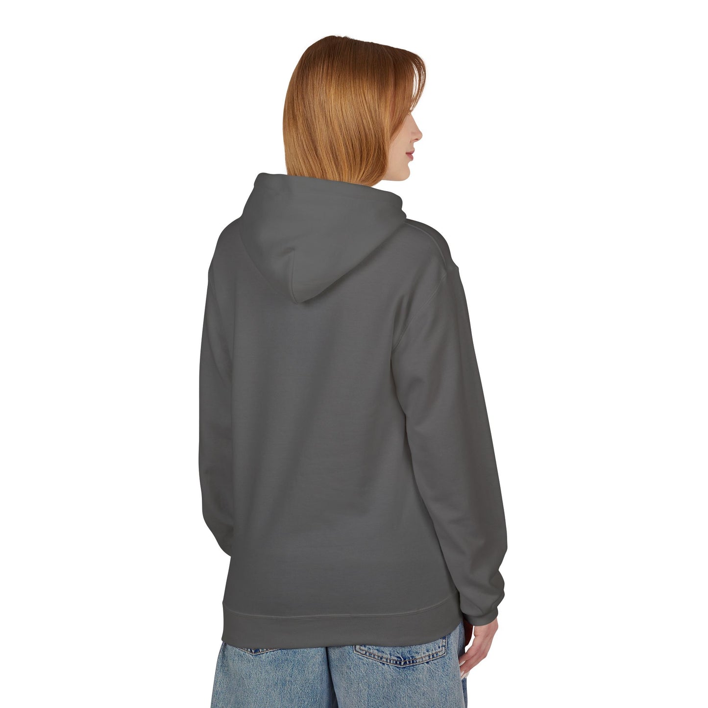 Hoodie — 'Different Not Less, Same World' Rainbow Eye Graphic