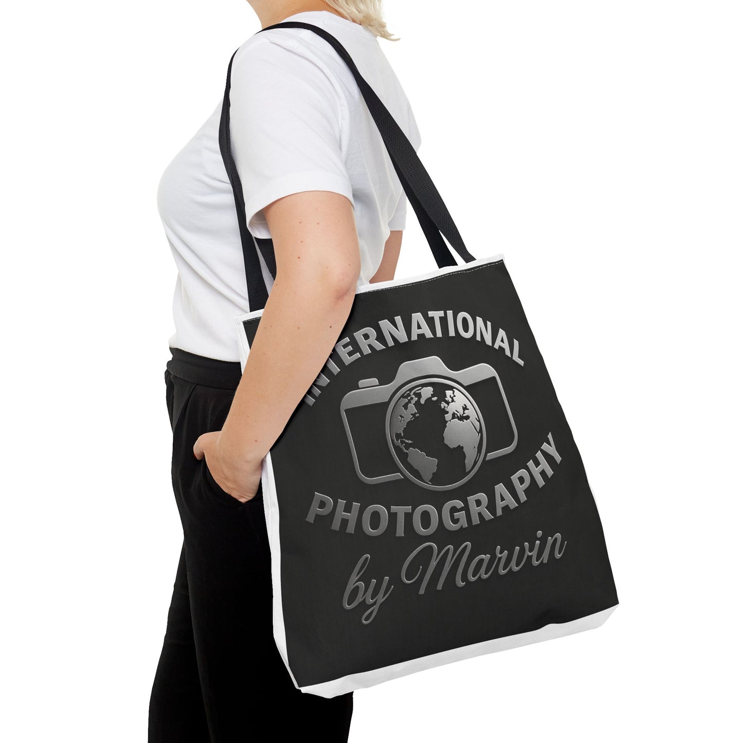 International Photography Tote Bag, Unique Shopper, Eco-Friendly Gift, Stylish Camera Lover Bag, Photography Enthusiast Accessory