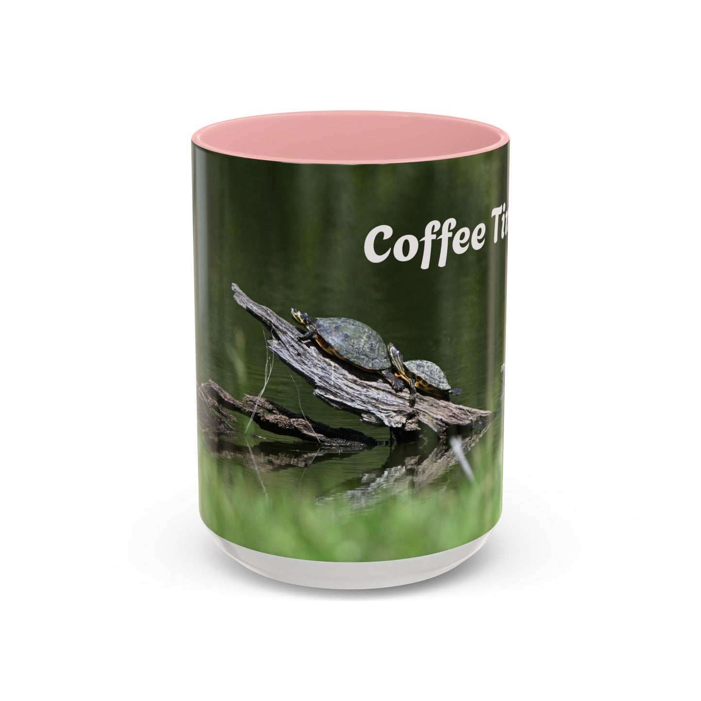 Nature-Inspired Coffee Mug with 'Coffee Time' Design - Perfect Gift for Nature Lovers