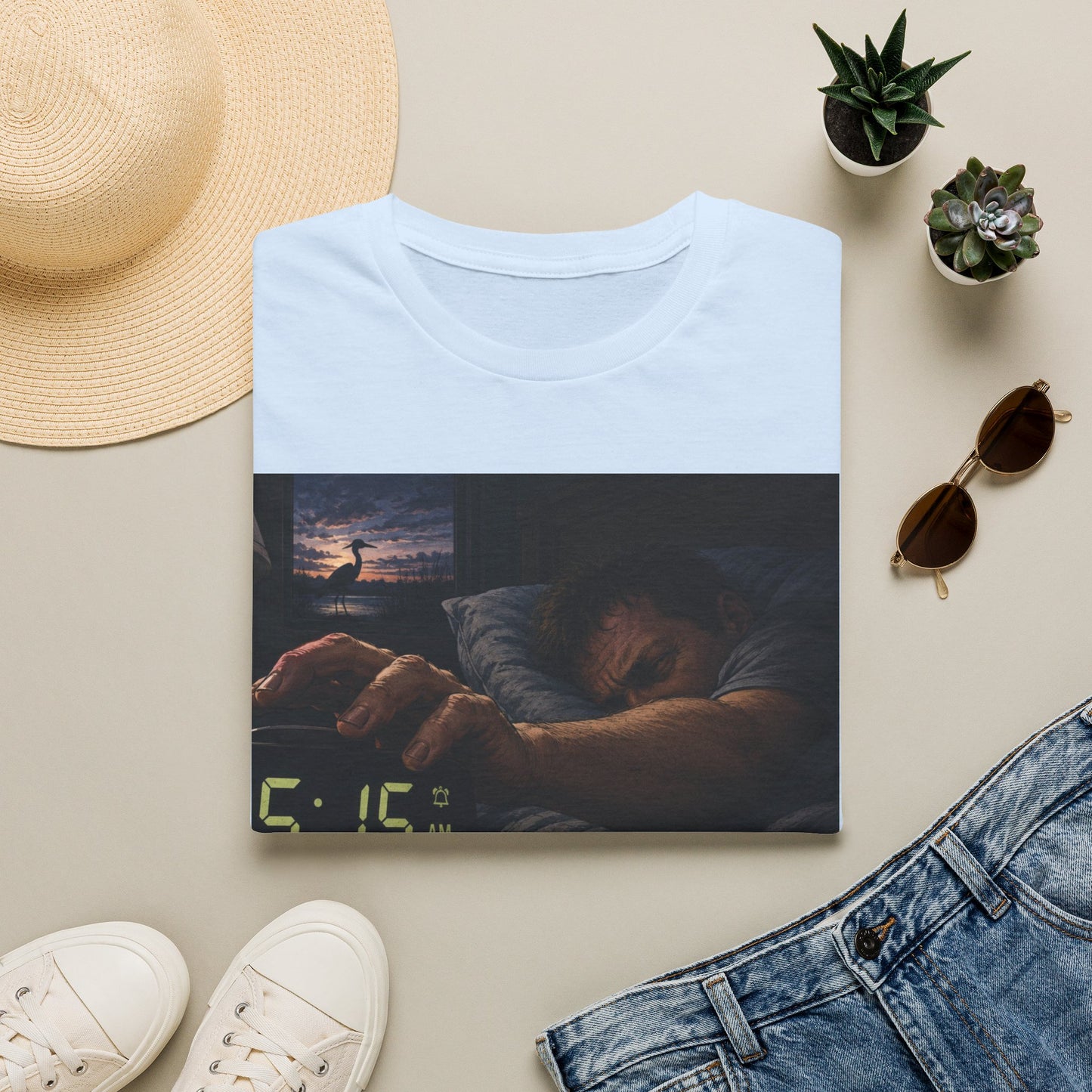 T-Shirt — "The Worst Part of Birding" Funny Early-Morning Birdwatcher Tee