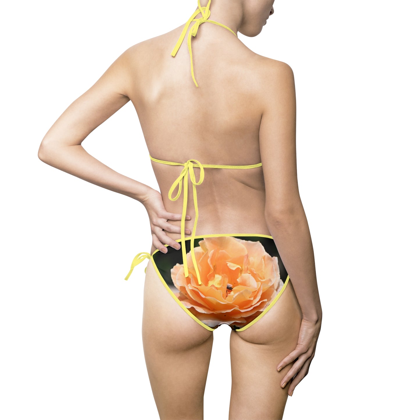 Tropical Floral Bikini Swimsuit, Perfect for Summer Beach Days, Pool Parties, Hawaiian Vacations, Swimwear for Women, AOP Swim