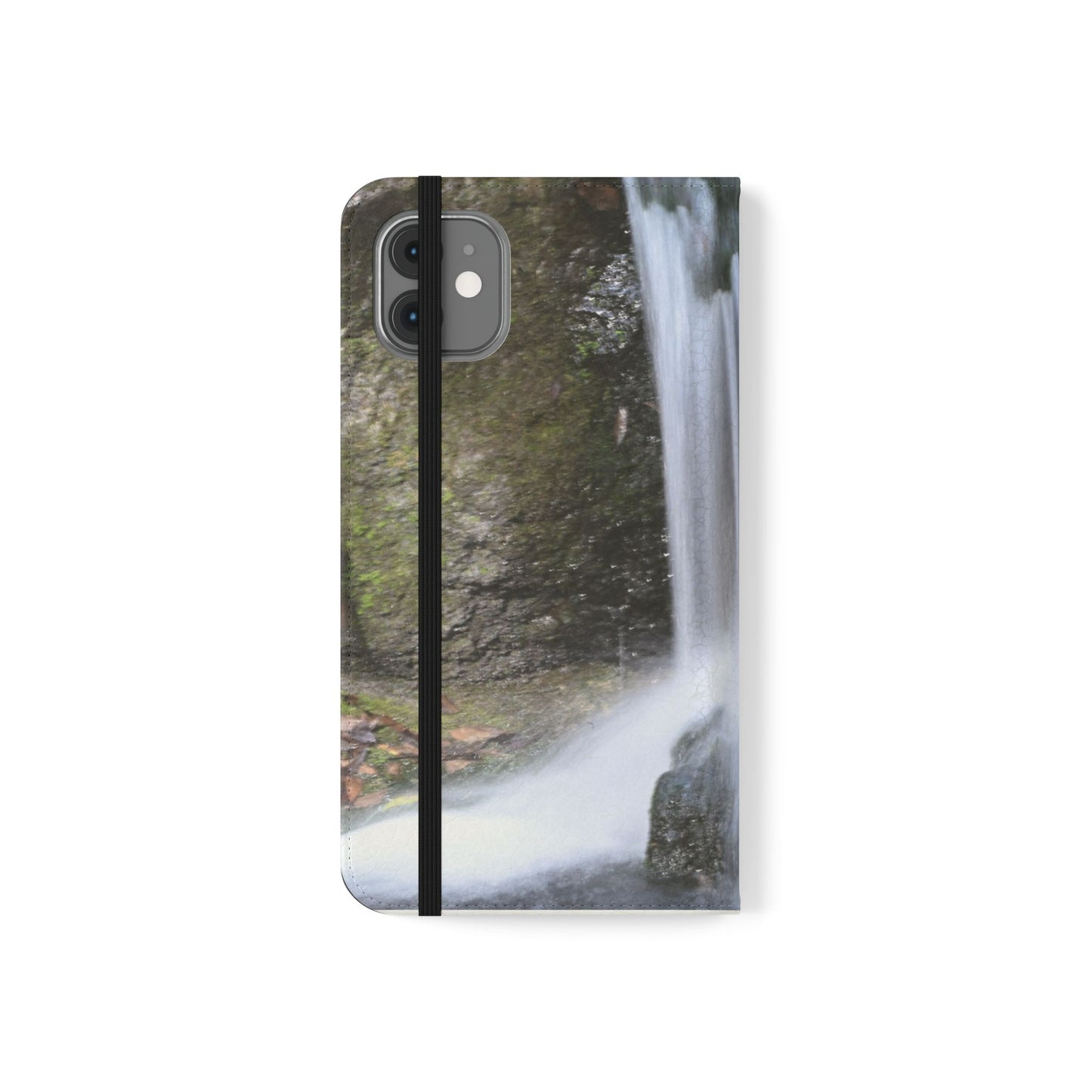 Scenic Waterfall Flip Case, Nature Phone Wallet, Eco-Friendly Phone Accessory, Gift for Nature Lovers, Travel Must-Have