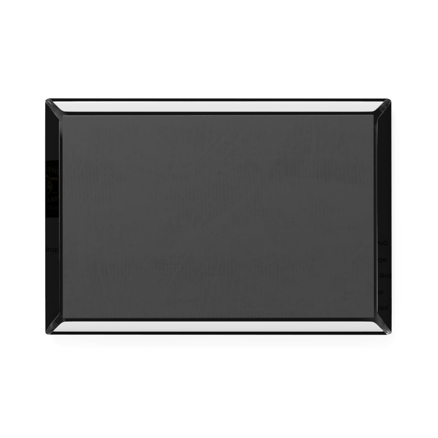 Rectangle Magnet — "International Photography by Marvin" Gold Logo