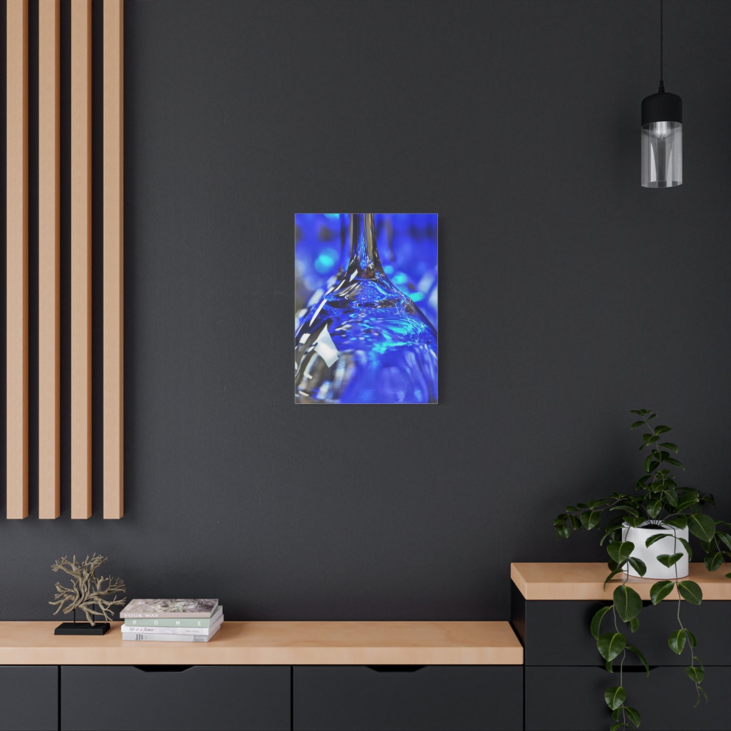 Blue Reflection Canvas Art Print