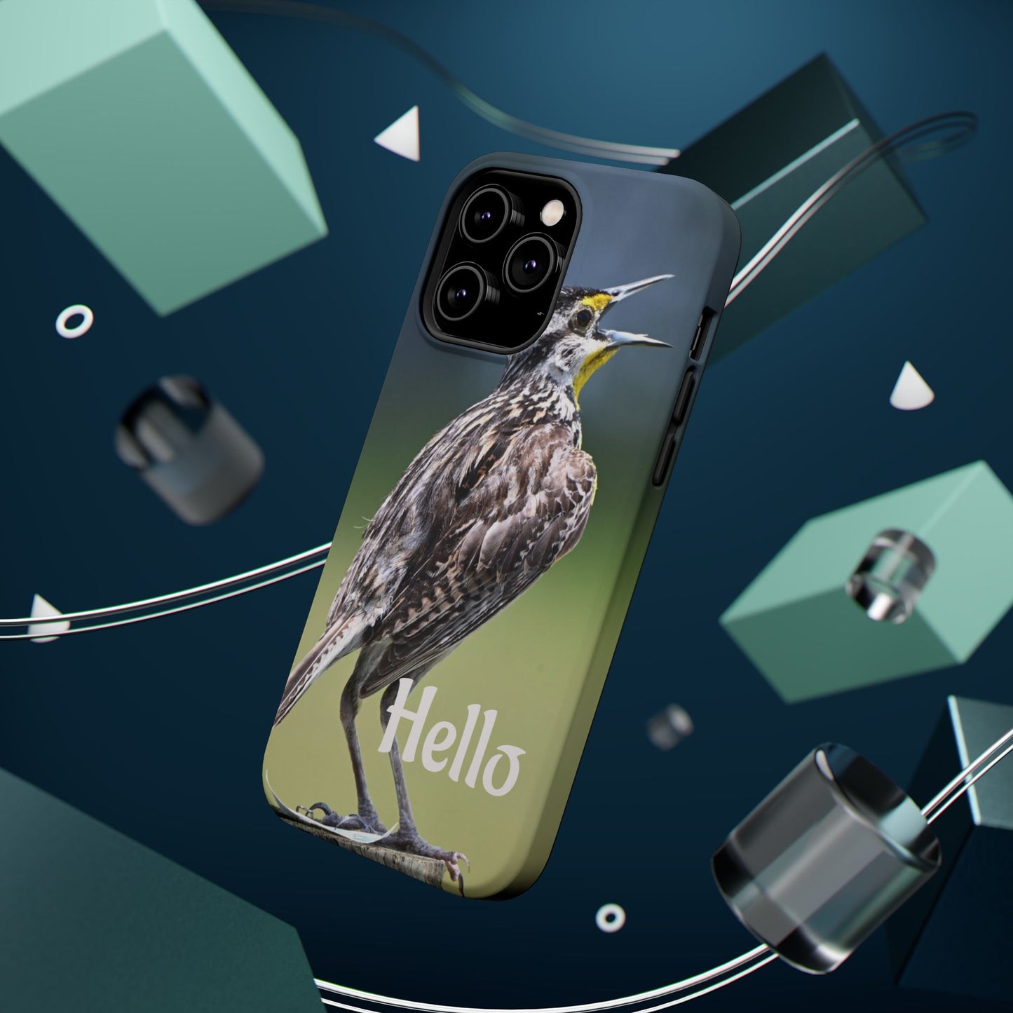 Bird-Themed Magnetic Tough Cases with 'Hello', Stylish Phone Protectors, Gifts for Nature Lovers, Birdwatching Accessories, Wildlife [...]
