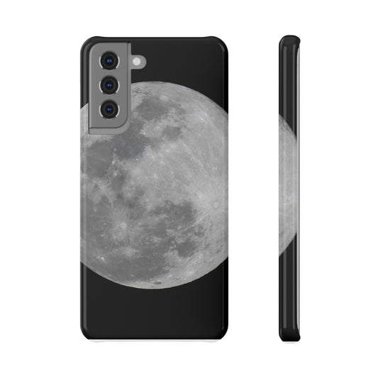 Moon Phase Slim Snap Case, Celestial Phone Cover, Lunar Design Case, Galaxy Gift for Star Lovers, Night Sky Accessories