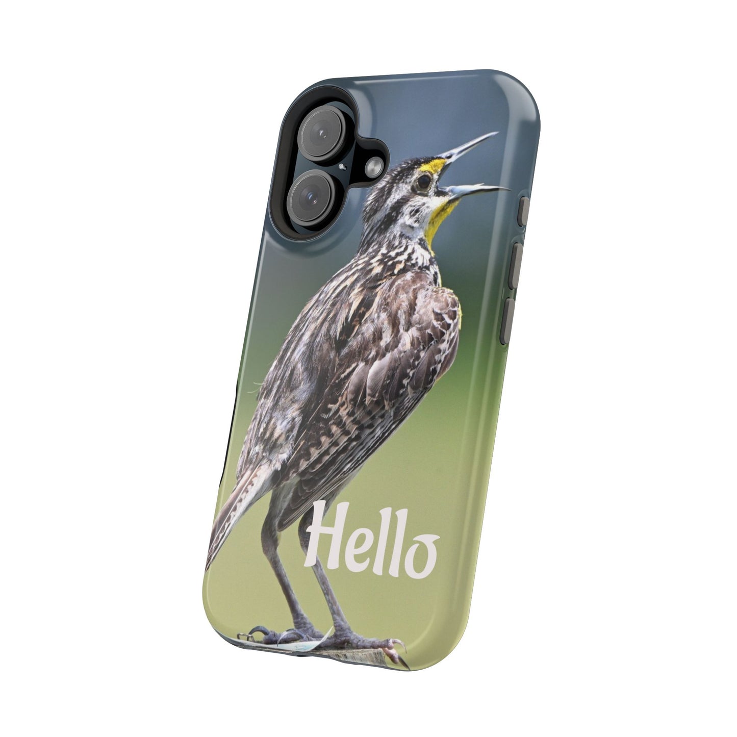 Bird-Themed Magnetic Tough Cases with 'Hello', Stylish Phone Protectors, Gifts for Nature Lovers, Birdwatching Accessories, Wildlife [...]