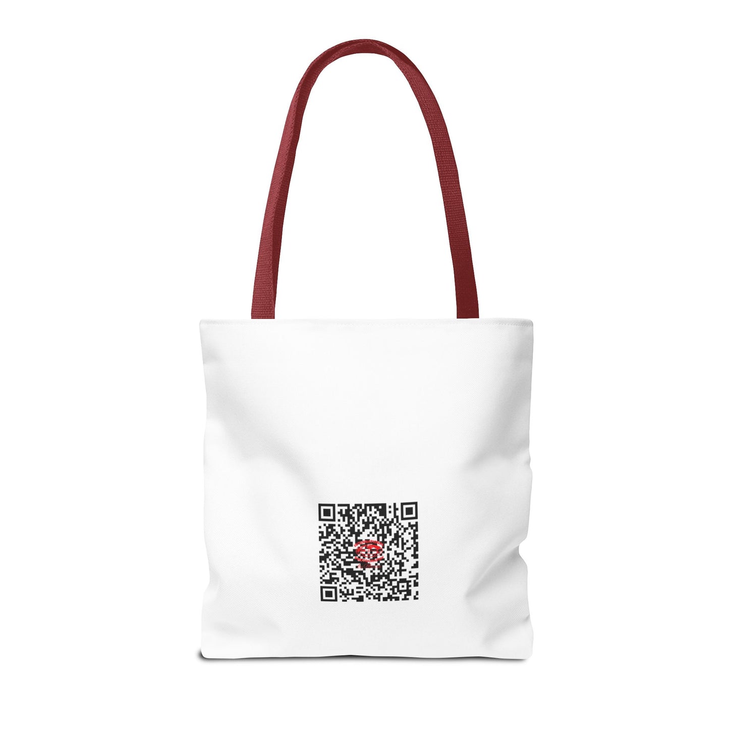Inspirational Math Tote Bag, Motivational Carry-all, Teacher's Gift, Student Accessory, Study Essentials, QR Code Bag