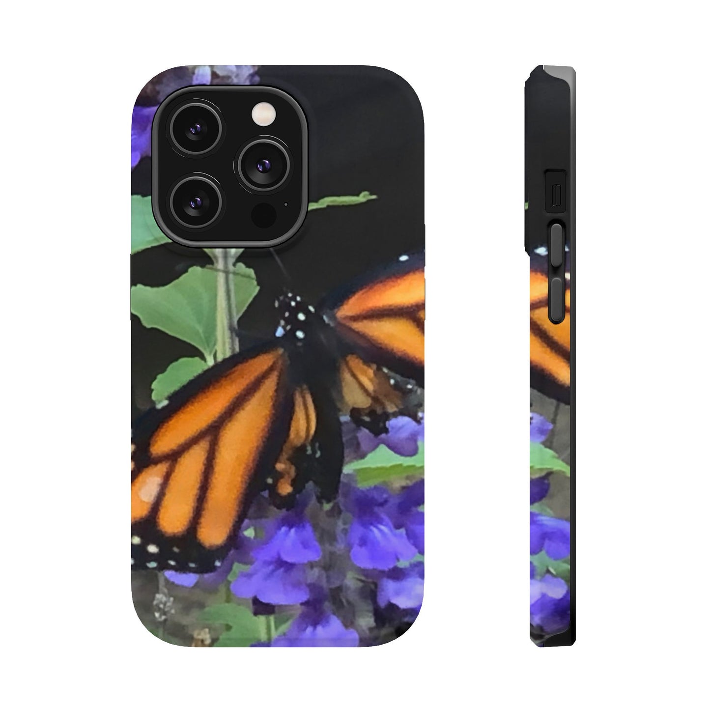 Butterfly Floral Magnetic Tough Cases, Nature Phone Cases, Gift for Nature Lovers, Eco-Friendly Cell Phone Case, Unique Smartphone Accessory