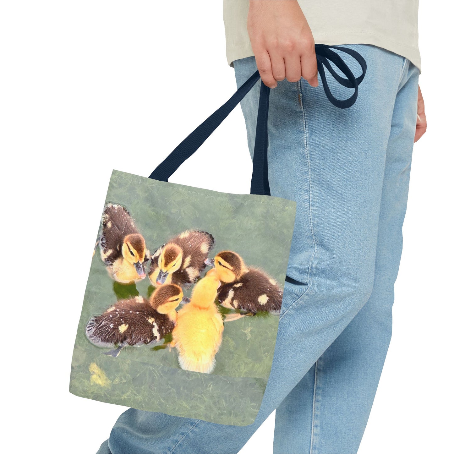 Charming Duckling Tote Bag | Cute Bag for Animal Lovers, Spring Gift, Shopping Bag, Eco-Friendly, Perfect for Mother's Day