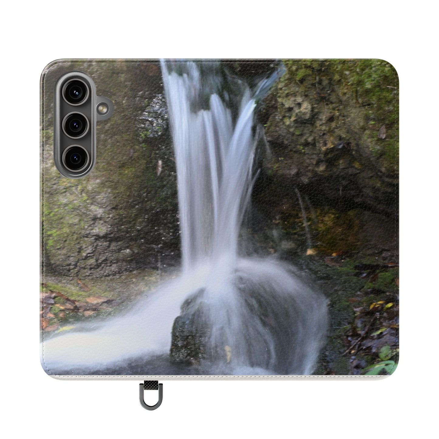 Scenic Waterfall Flip Case, Nature Phone Wallet, Eco-Friendly Phone Accessory, Gift for Nature Lovers, Travel Must-Have