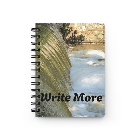 Serene Nature Spiral Journal | Write More Notebook for Nature Lovers, Journaling, Mindfulness, Gifts, Eco-Friendly Stationery