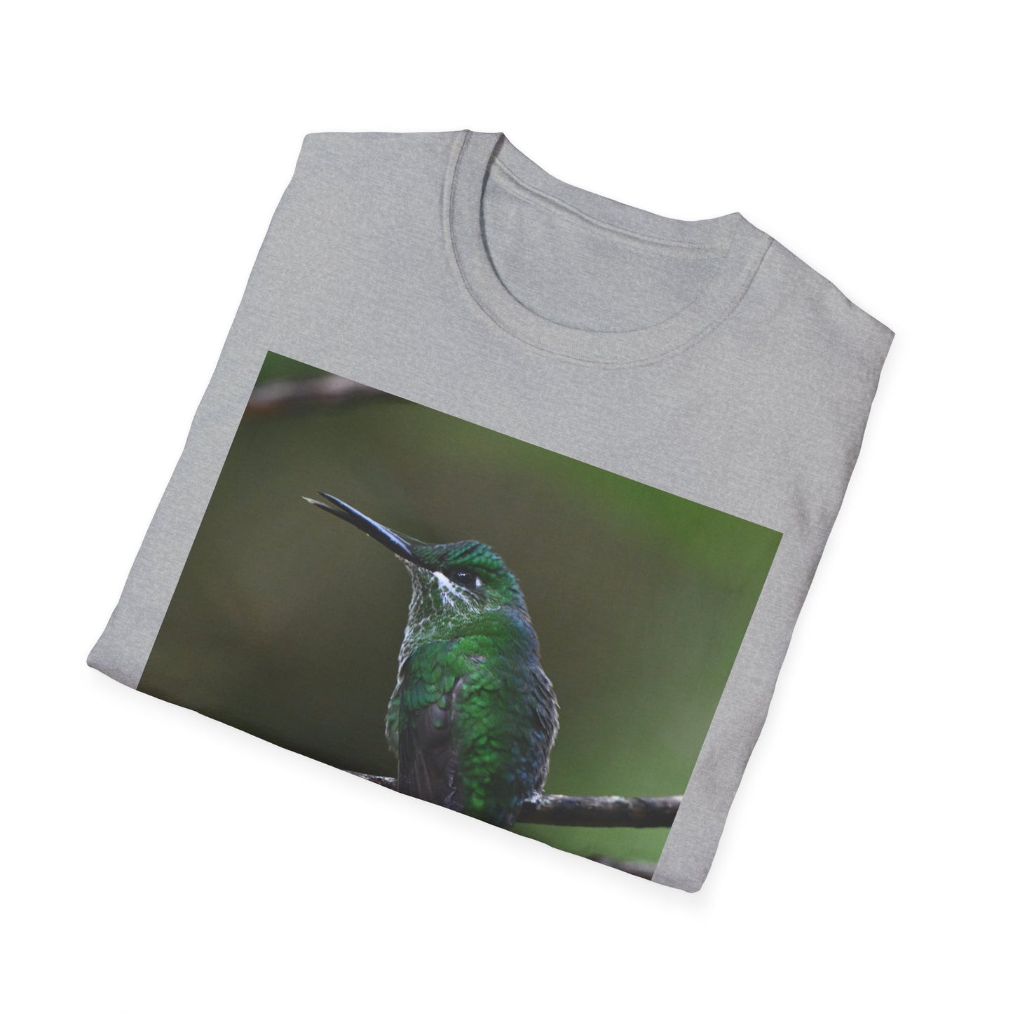 Hummingbird Haven T-Shirt — Green Hummingbird Photo Tee