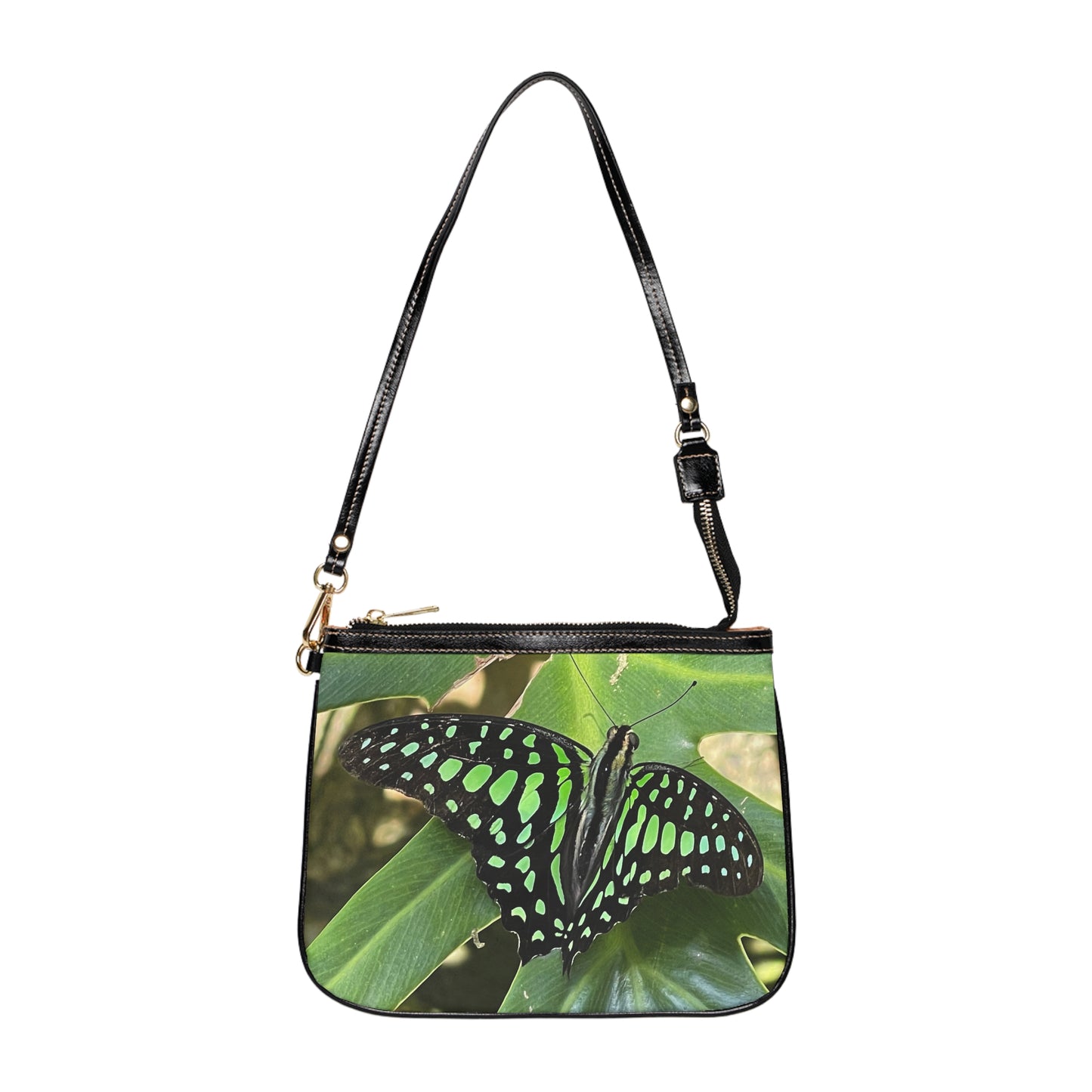 Green Butterfly Small Shoulder Bag – Nature-Inspired Crossbody Purse