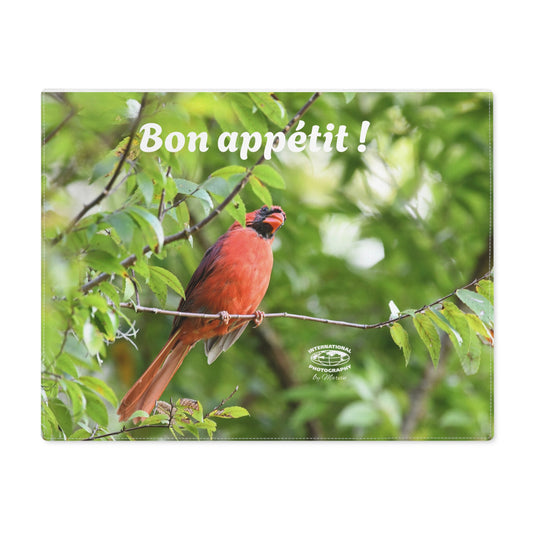 Beautiful Cardinal Placemat, Elegant Dining Decor, Bird Lover Gift, Table Setting, Perfect for Everyday Use, Home Kitchen Decor