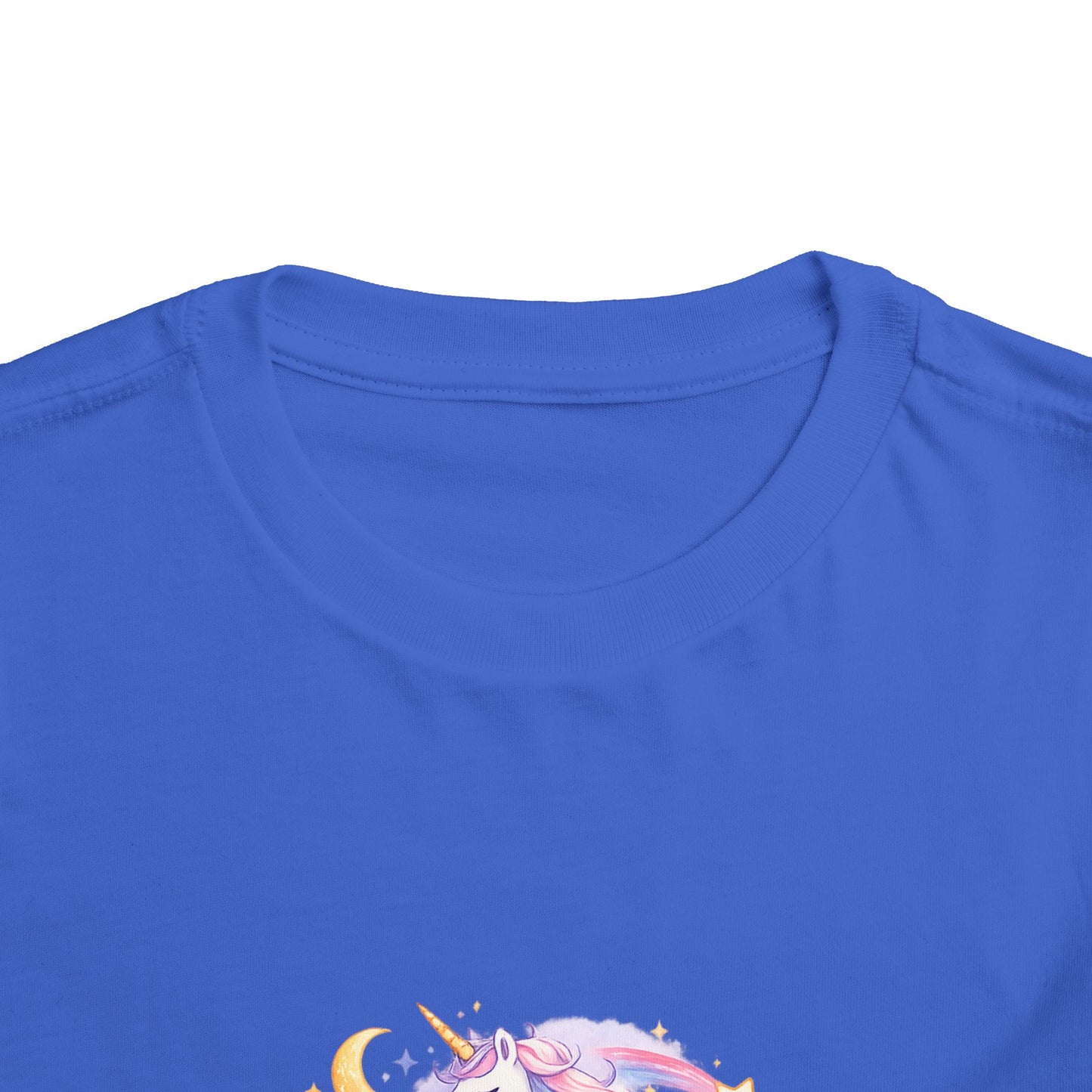 Toddler Tee — Dream Big Always Unicorn Graphic